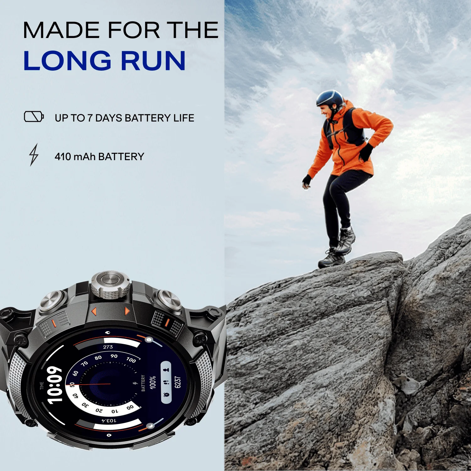 boAt Lunar Atlas | Smartwatch with 1.39" Bright HD Display, App-Powered GPS Tracking & Rugged Metallic Finish - Image 9
