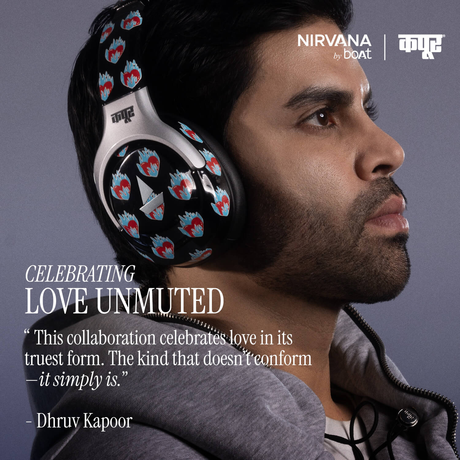 Nirvana Eutopia - Dhruv Kapoor Edition | Wireless Headphone with 20H Playback, Dual Mics with ENx™ Tech, ASAP™ Charge - Image 5