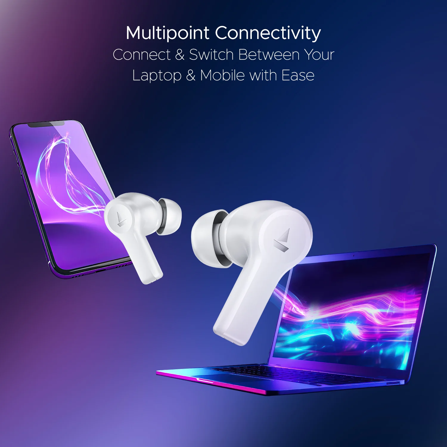 boAt Nirvana Lucid | Wireless Earbuds with Active Noise Cancellation up to 32dB, BEAST™ Mode, 10mm Drivers, ASAP™ Charge - Image 17