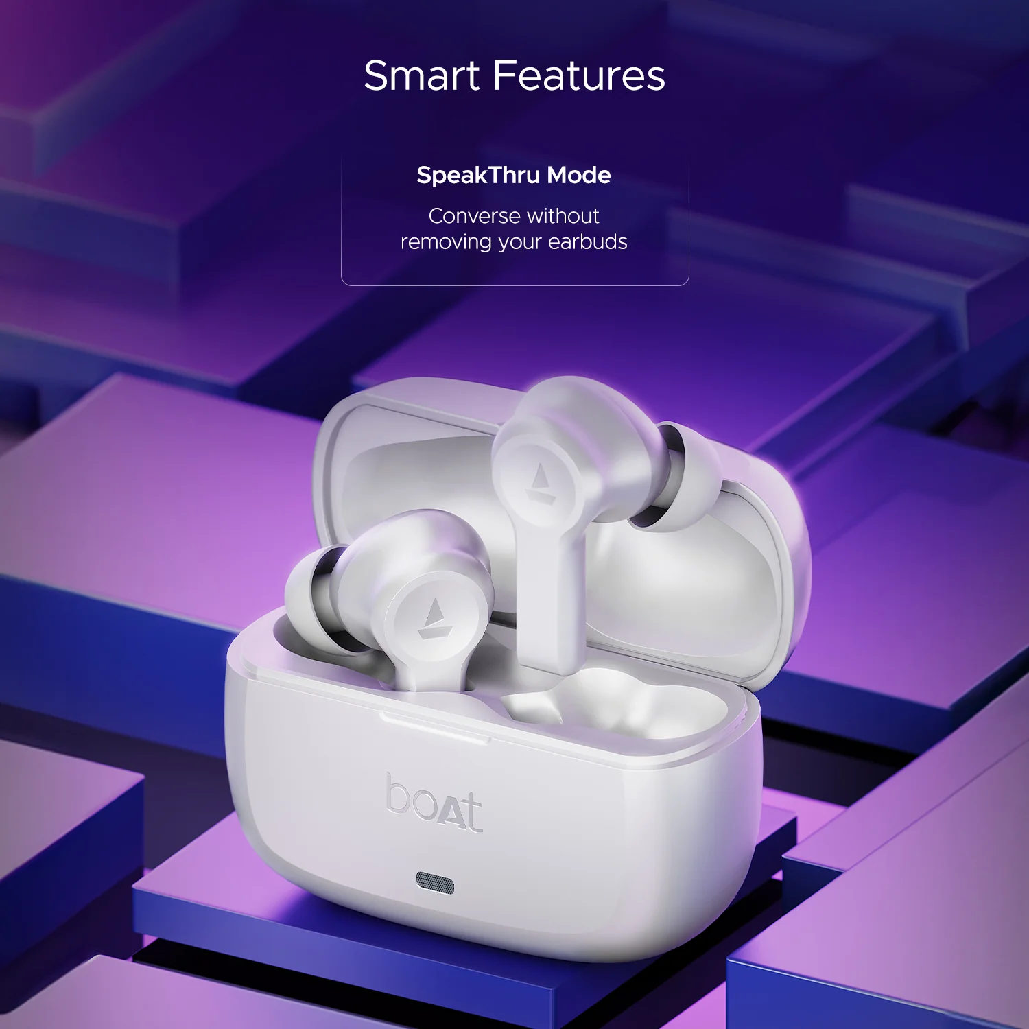 boAt Nirvana Lucid | Wireless Earbuds with Active Noise Cancellation up to 32dB, BEAST™ Mode, 10mm Drivers, ASAP™ Charge - Image 19