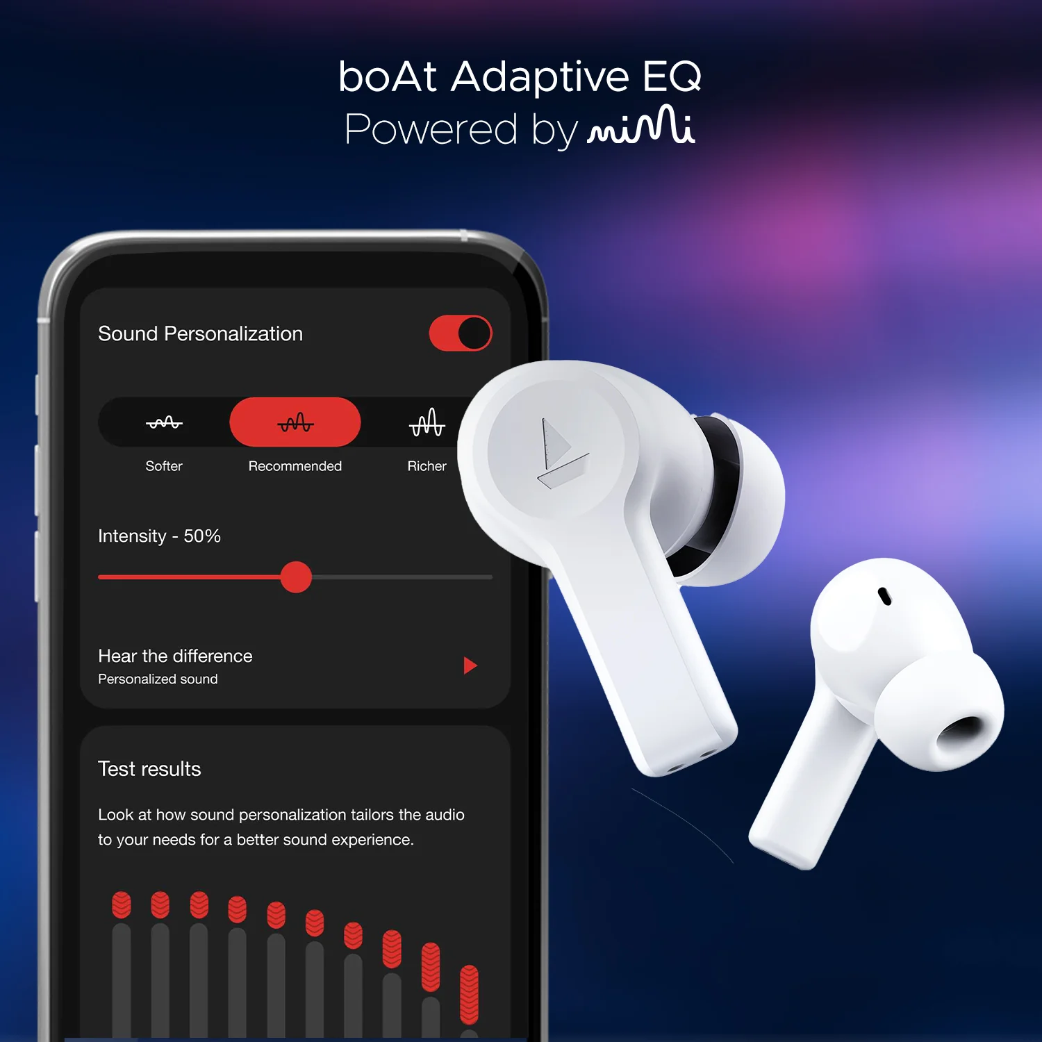 boAt Nirvana Lucid | Wireless Earbuds with Active Noise Cancellation up to 32dB, BEAST™ Mode, 10mm Drivers, ASAP™ Charge - Image 20