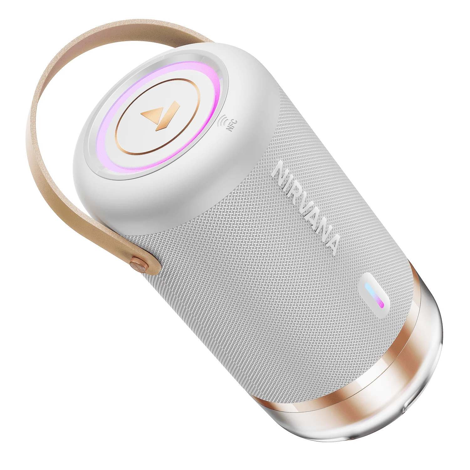 boAt Nirvana Luxe | Bluetooth Speaker with 100W Sound, 360° Spatial Audio & RGB LEDs - Image 2