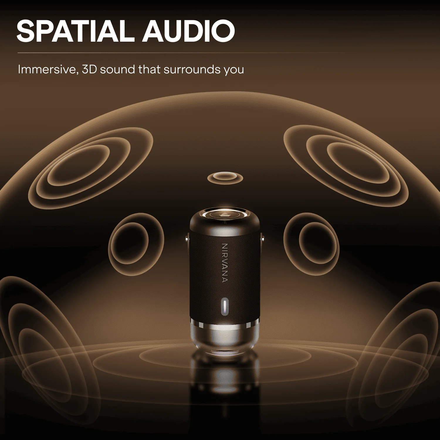 boAt Nirvana Luxe | Bluetooth Speaker with 100W Sound, 360° Spatial Audio & RGB LEDs - Image 6