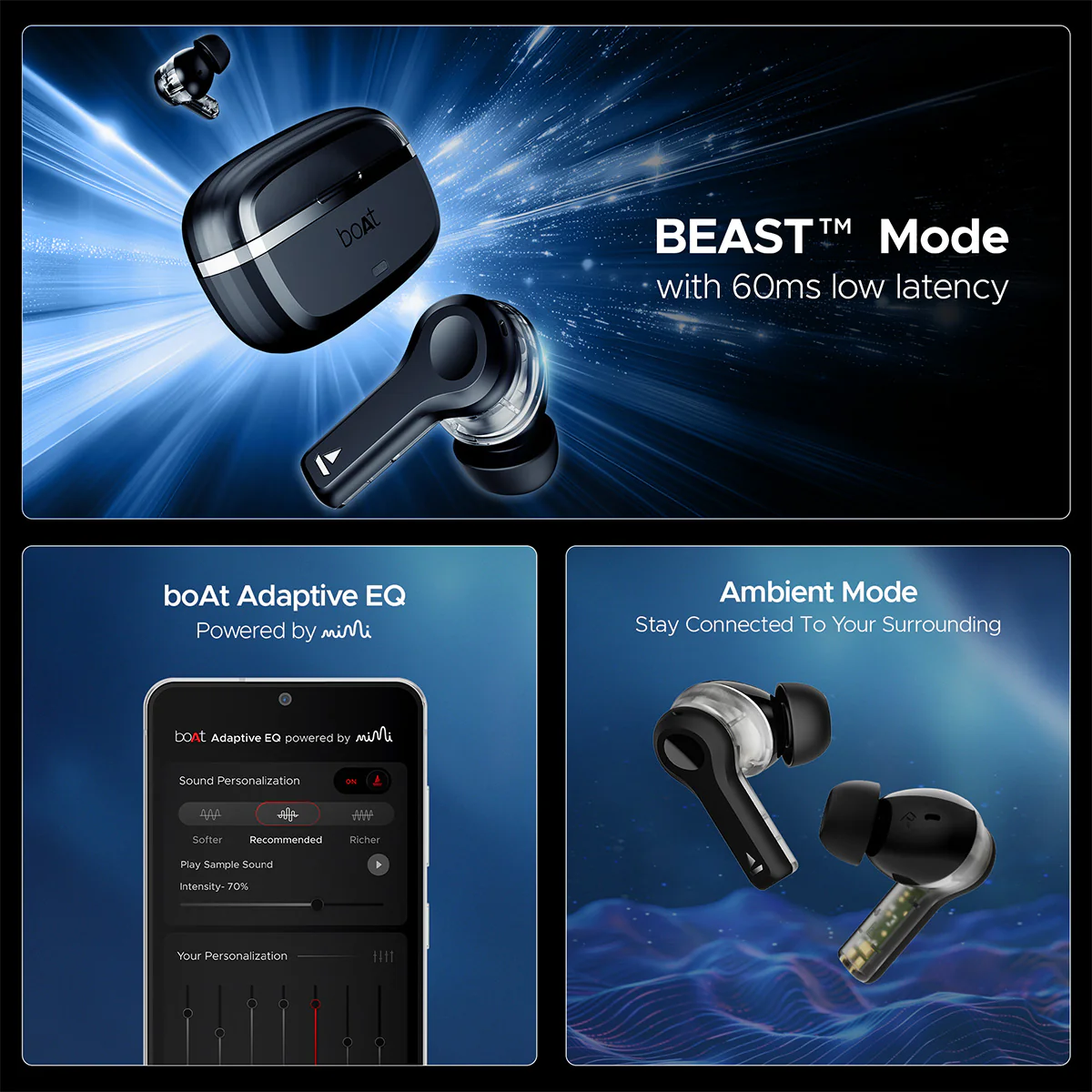 boAt Nirvana Space | TWS Earbuds with boAt 360º Spatial Audio, 32dB Active Noise Cancellation - Image 14