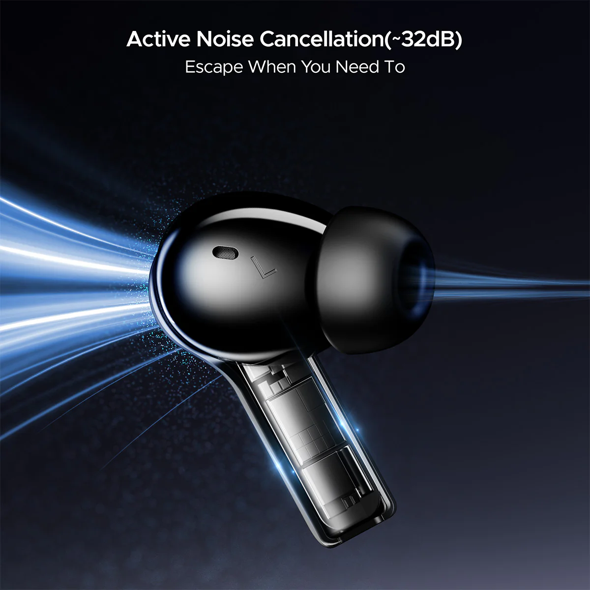boAt Nirvana Space | TWS Earbuds with boAt 360º Spatial Audio, 32dB Active Noise Cancellation - Image 7