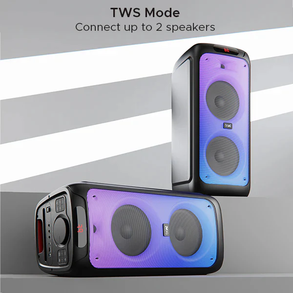 boAt PartyPal 450 | 180W Bluetooth Speaker with Flame LEDs, 6 Hours Playback, Karaoke & TWS - Image 3
