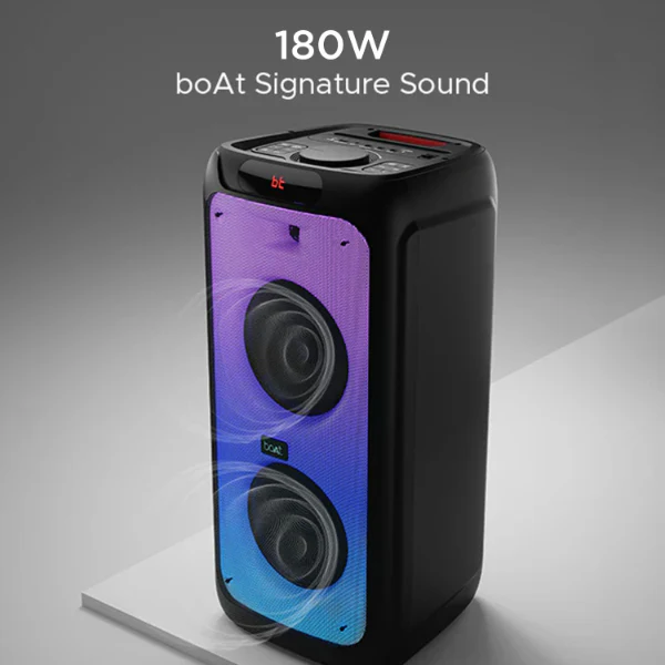 boAt PartyPal 450 | 180W Bluetooth Speaker with Flame LEDs, 6 Hours Playback, Karaoke & TWS - Image 6
