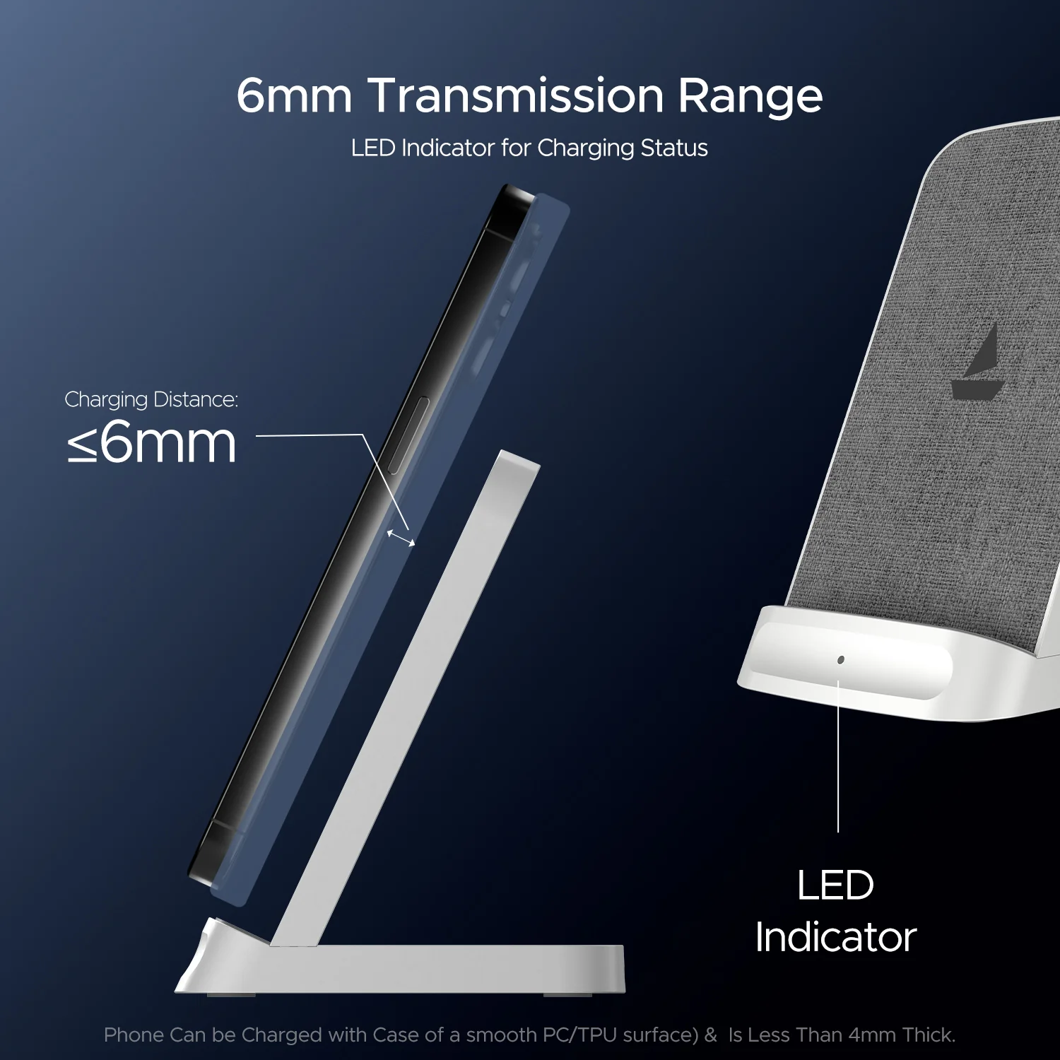 boAt Powerpod 200 | 15W Wireless Charging Pad, Smart IC Protection - Image 3