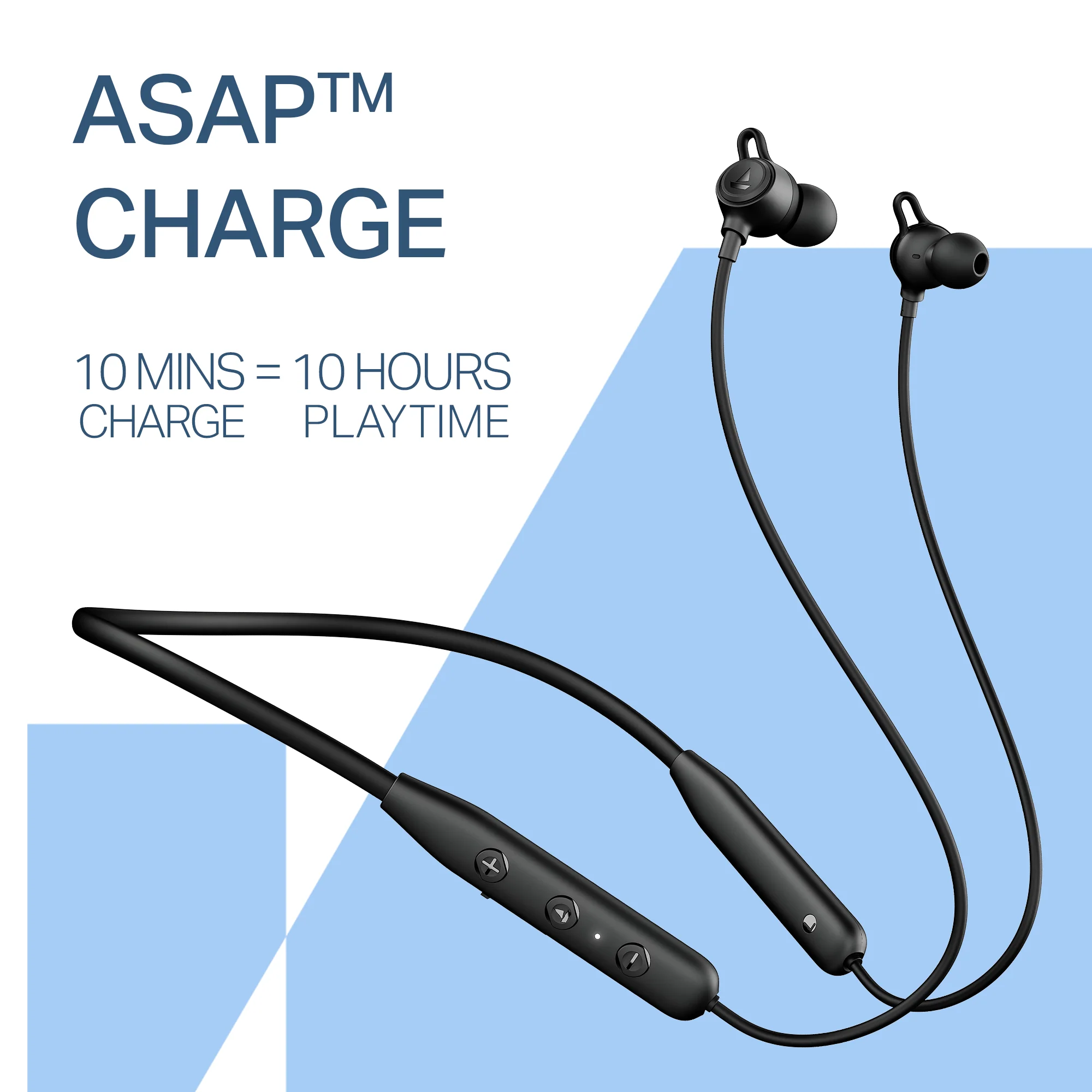 boAt Rockerz 200 | Wireless Earphone with 60H Playback, ASAP™ Charge, BEAST™ Mode, ENx™ Technology - Image 6