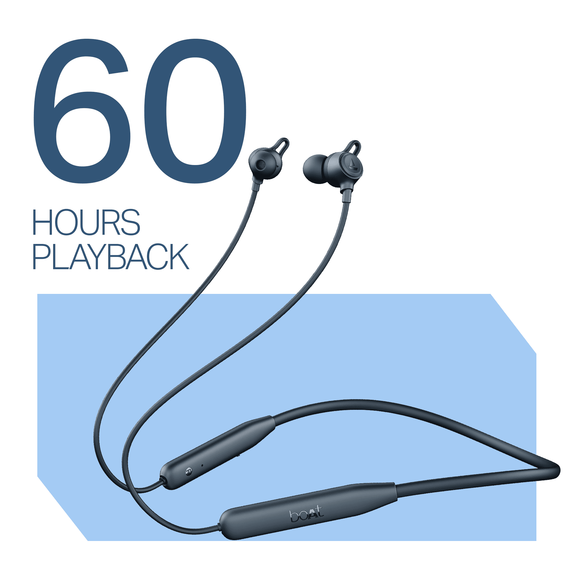 boAt Rockerz 200 | Wireless Earphone with 60H Playback, ASAP™ Charge, BEAST™ Mode, ENx™ Technology - Image 9