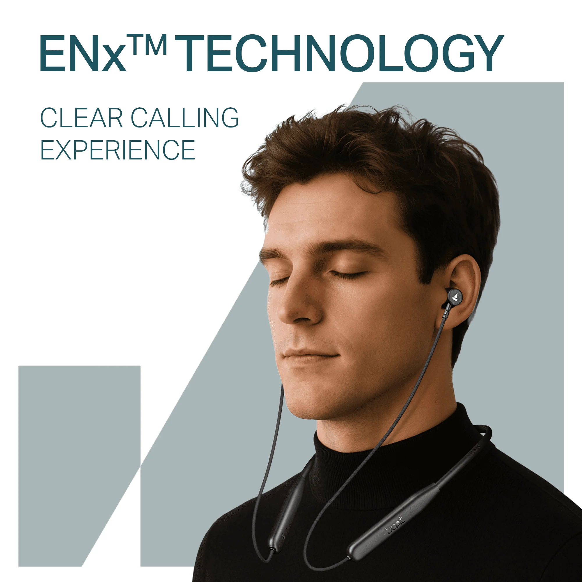 boAt Rockerz 113 | Wireless Neckband with ENx™ Tech, 40H Playback, Beast™ Mode, Dual Pairing - Image 3