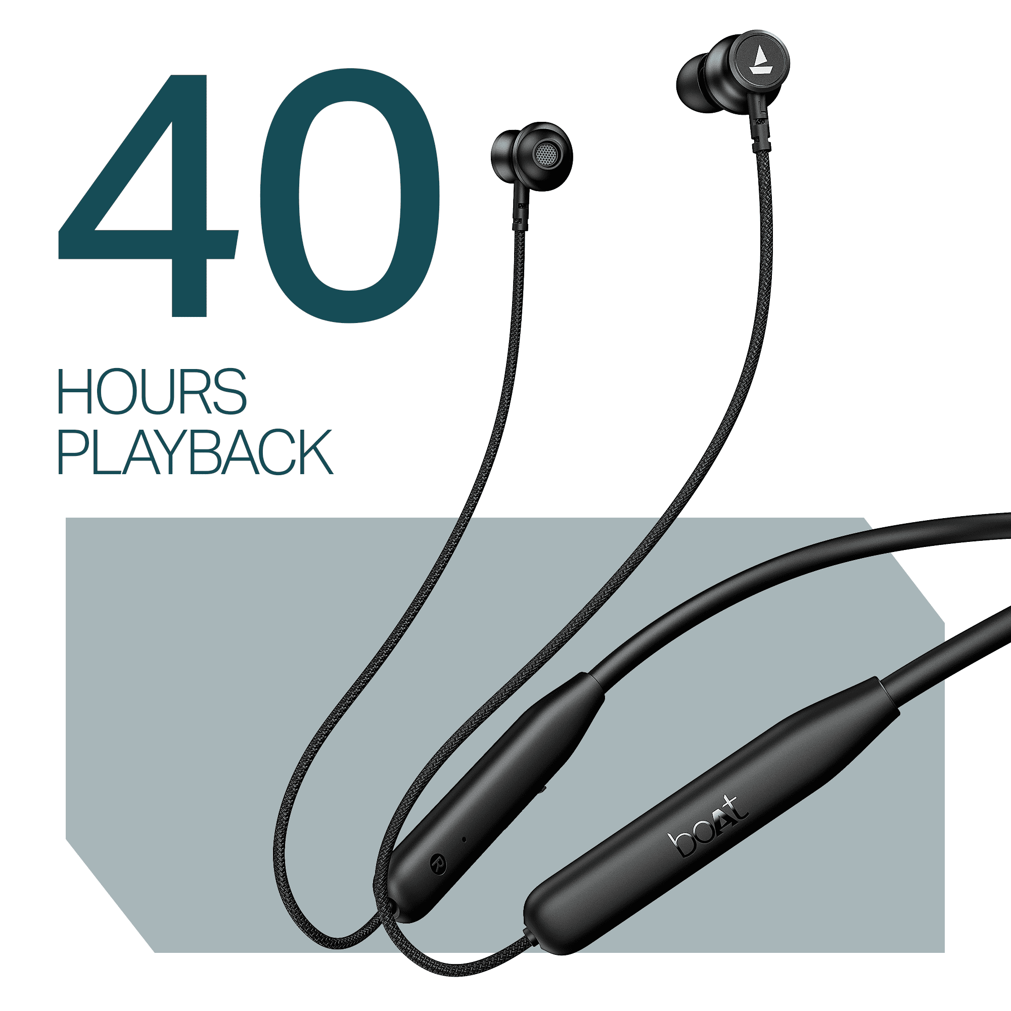 boAt Rockerz 113 | Wireless Neckband with ENx™ Tech, 40H Playback, Beast™ Mode, Dual Pairing - Image 4