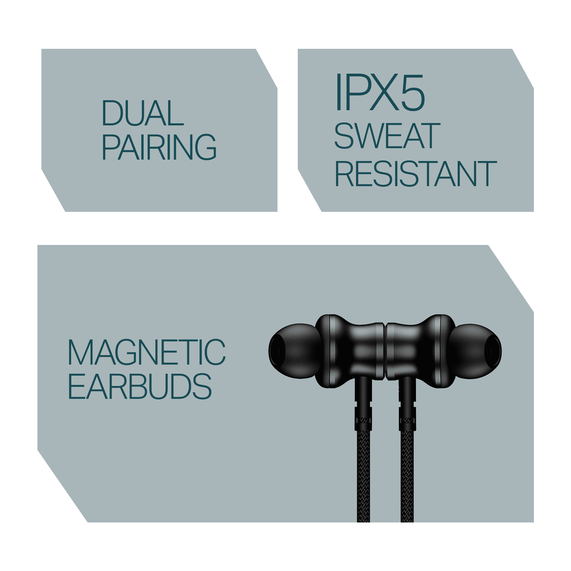 boAt Rockerz 113 | Wireless Neckband with ENx™ Tech, 40H Playback, Beast™ Mode, Dual Pairing - Image 5