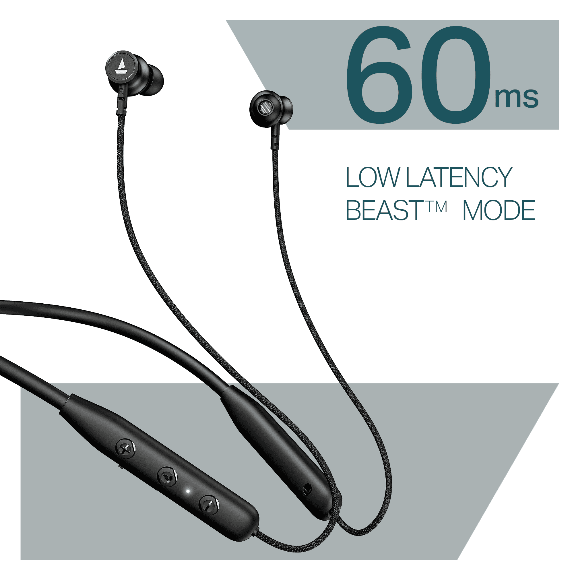 boAt Rockerz 113 | Wireless Neckband with ENx™ Tech, 40H Playback, Beast™ Mode, Dual Pairing - Image 6