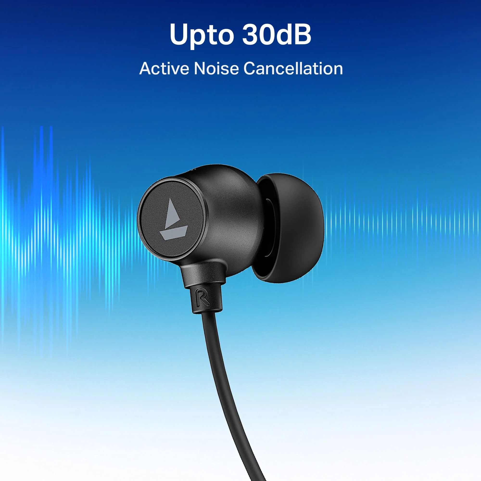 boAt Rockerz 301 ANC | Wireless Neckband Earphones with 40 Hours Playback, 30dB ANC & BEAST™ Mode - Image 5