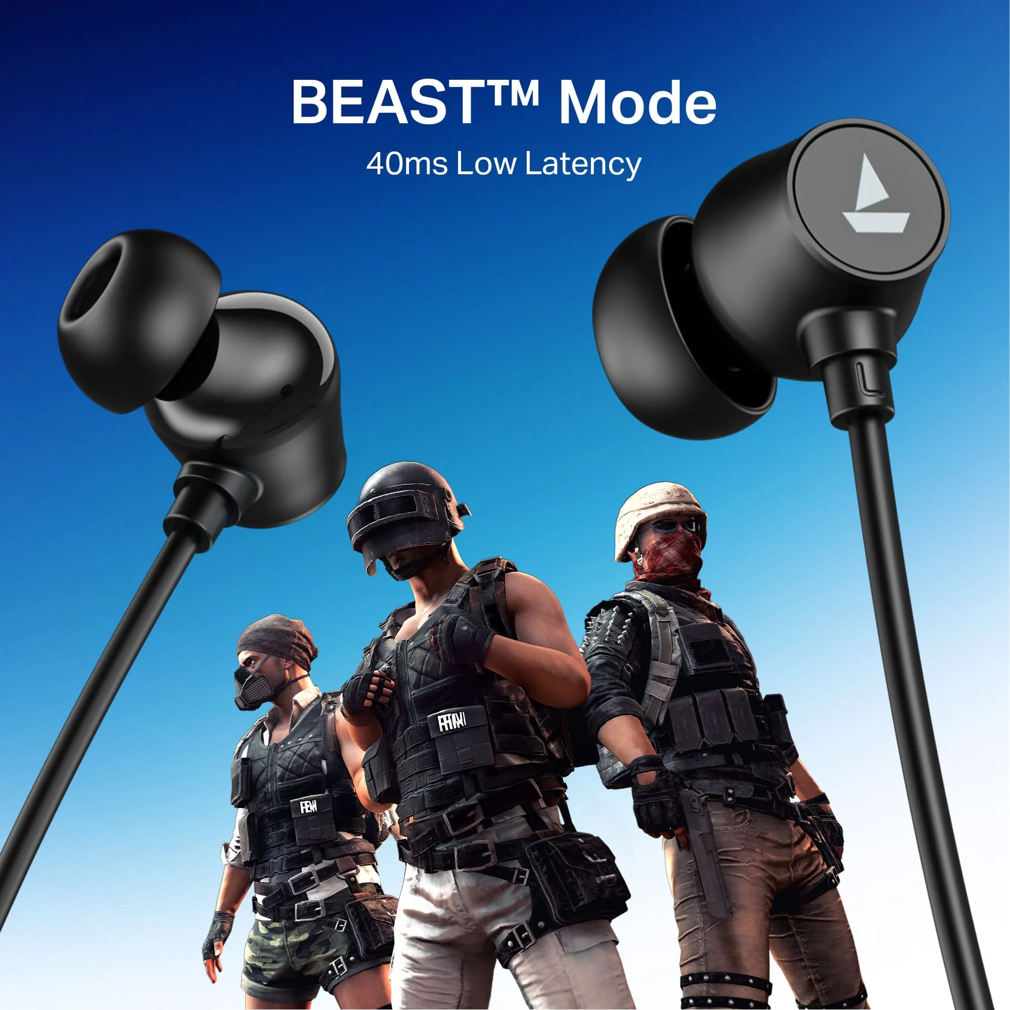 boAt Rockerz 301 ANC | Wireless Neckband Earphones with 40 Hours Playback, 30dB ANC & BEAST™ Mode - Image 7
