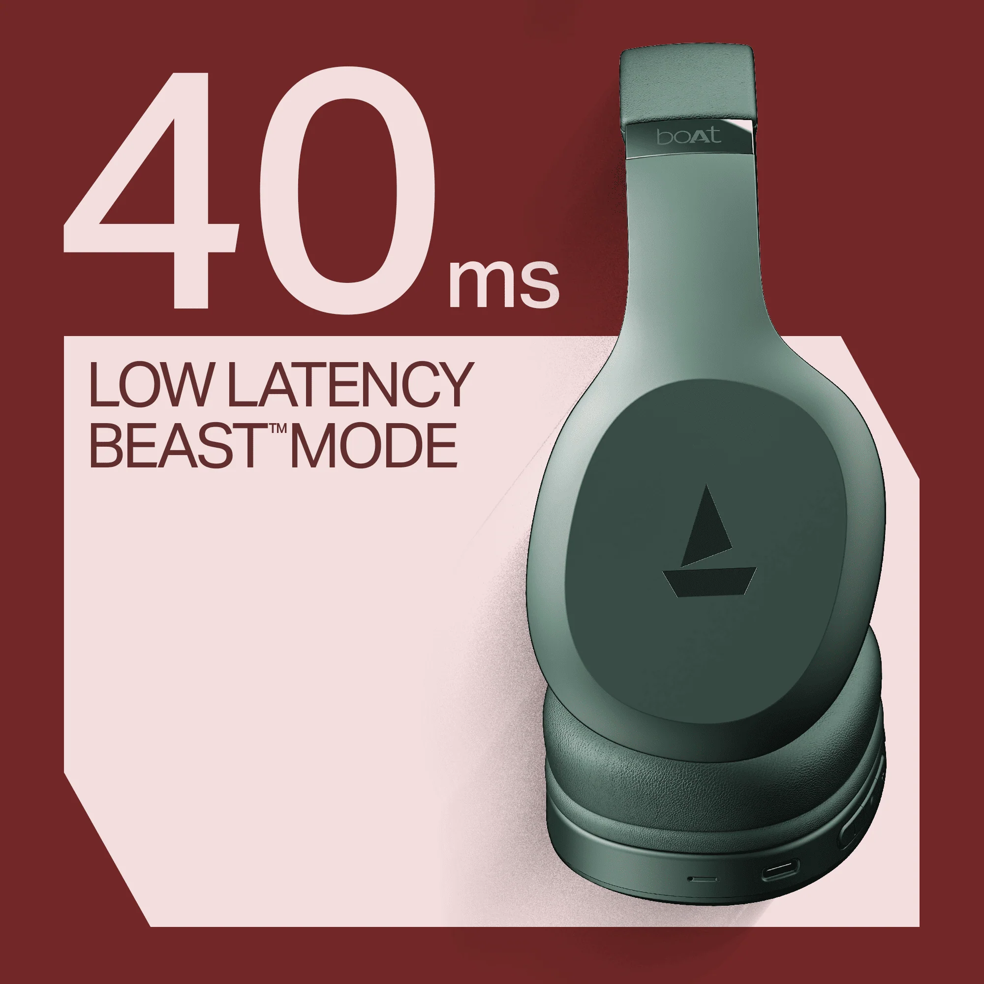 boAt Rockerz 412 | Wireless Headphones with 40mm Drivers, BEAST™ Mode, ENx™ Tech & 60H Playback - Image 16