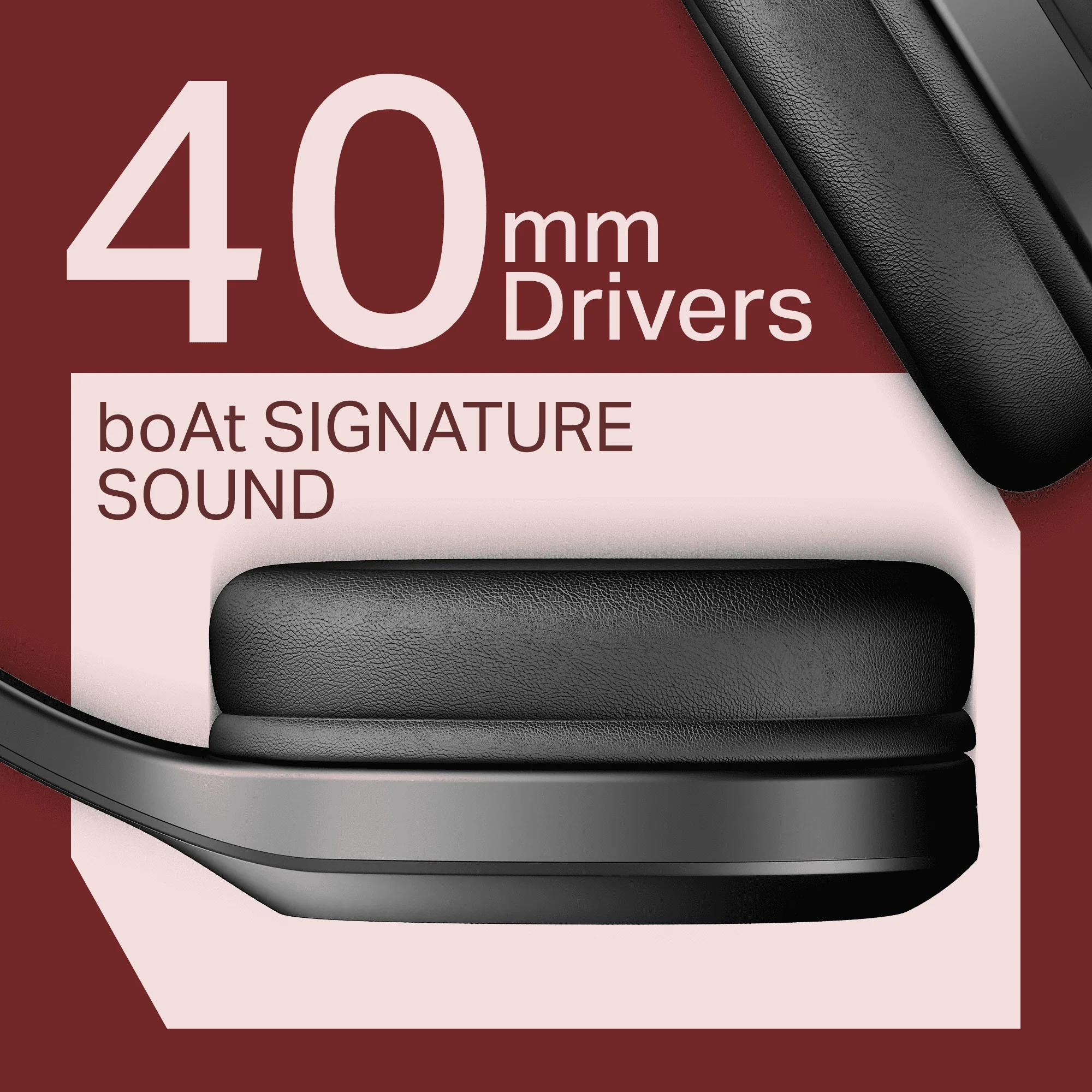 boAt Rockerz 412 | Wireless Headphones with 40mm Drivers, BEAST™ Mode, ENx™ Tech & 60H Playback - Image 5