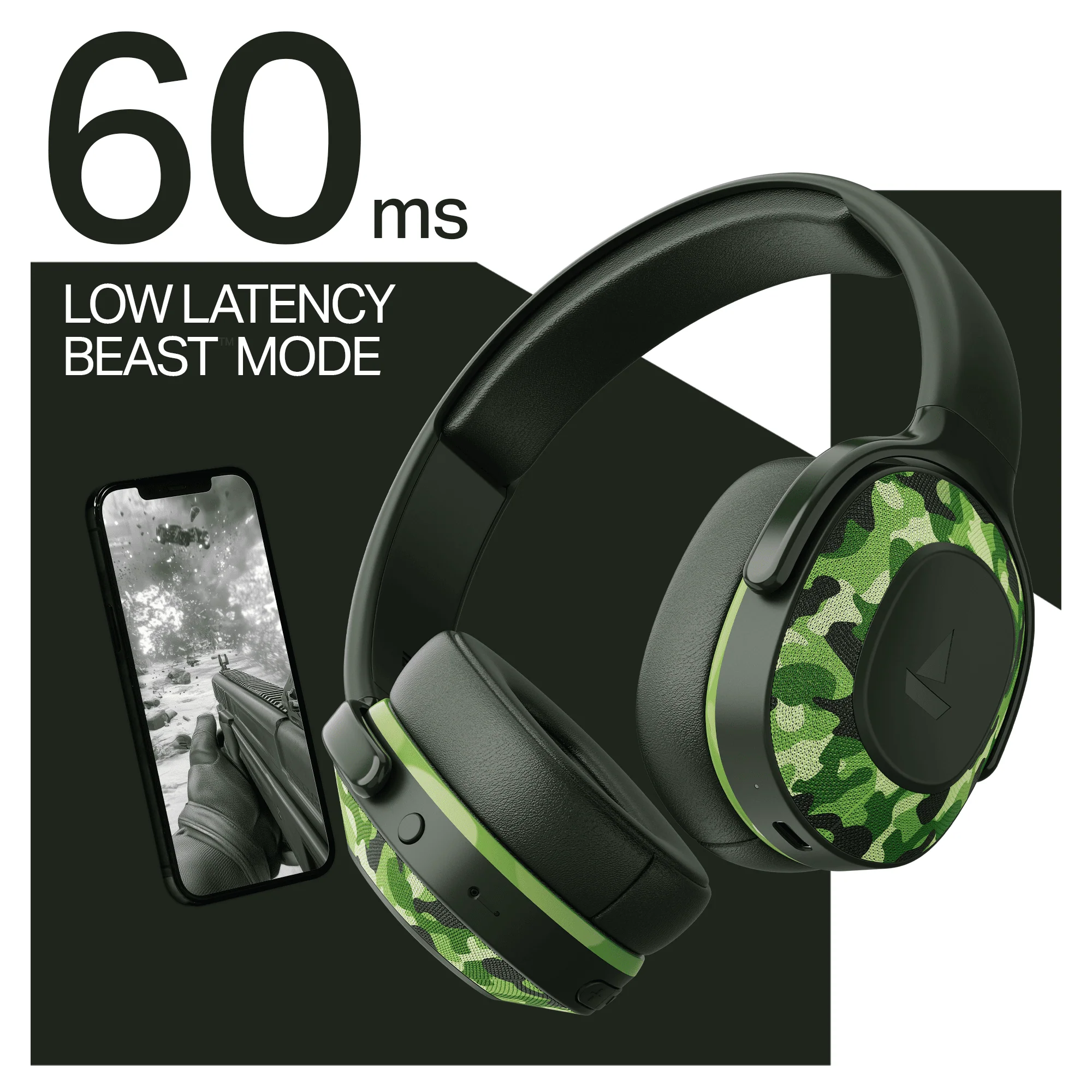 boAt Rockerz 413 | Wireless Headphones with 40mm Drivers, BEAST™ Mode, ENx™ Tech & 60H Playback - Image 10