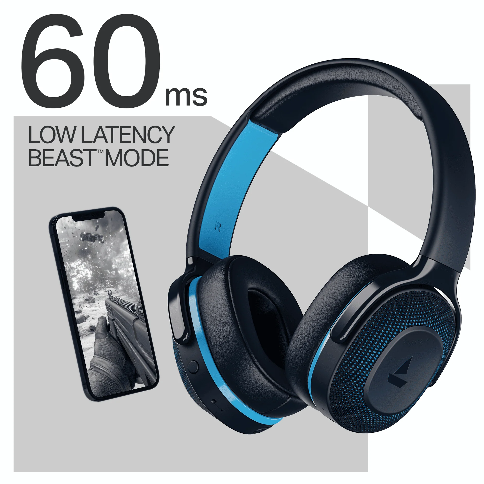 boAt Rockerz 413 | Wireless Headphones with 40mm Drivers, BEAST™ Mode, ENx™ Tech & 60H Playback - Image 4