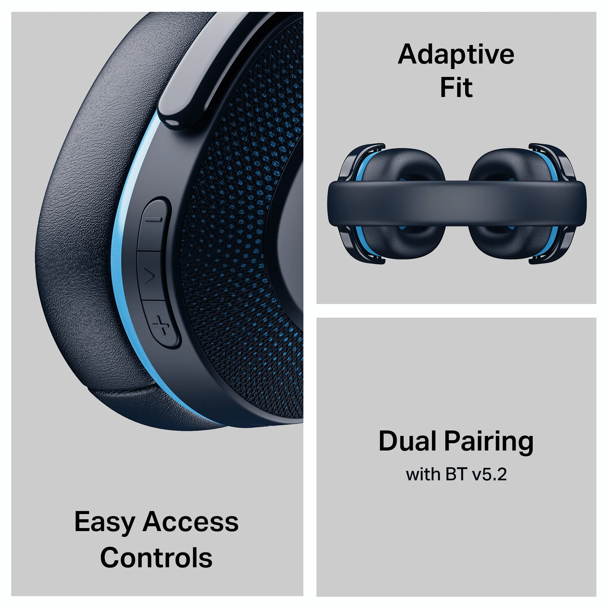 boAt Rockerz 413 | Wireless Headphones with 40mm Drivers, BEAST™ Mode, ENx™ Tech & 60H Playback - Image 6