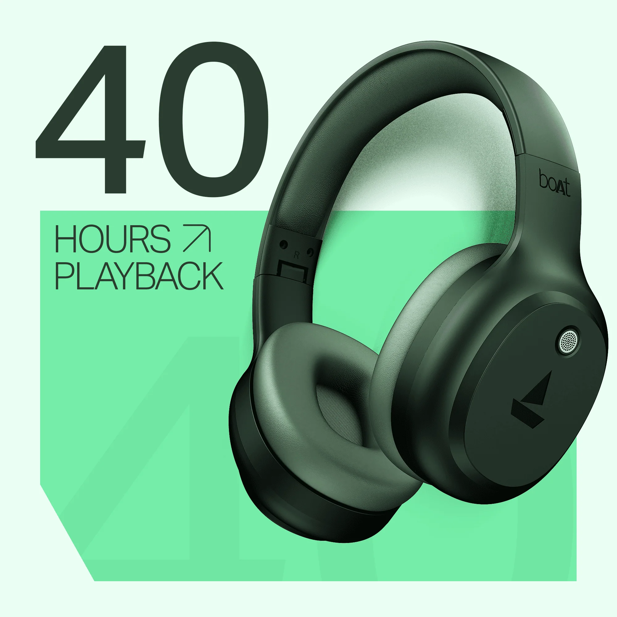 boAt Rockerz 421 | Wireless Headphones with 40mm Drivers, BEAST™ Mode, ENx™ Tech & 40H Playback - Image 18
