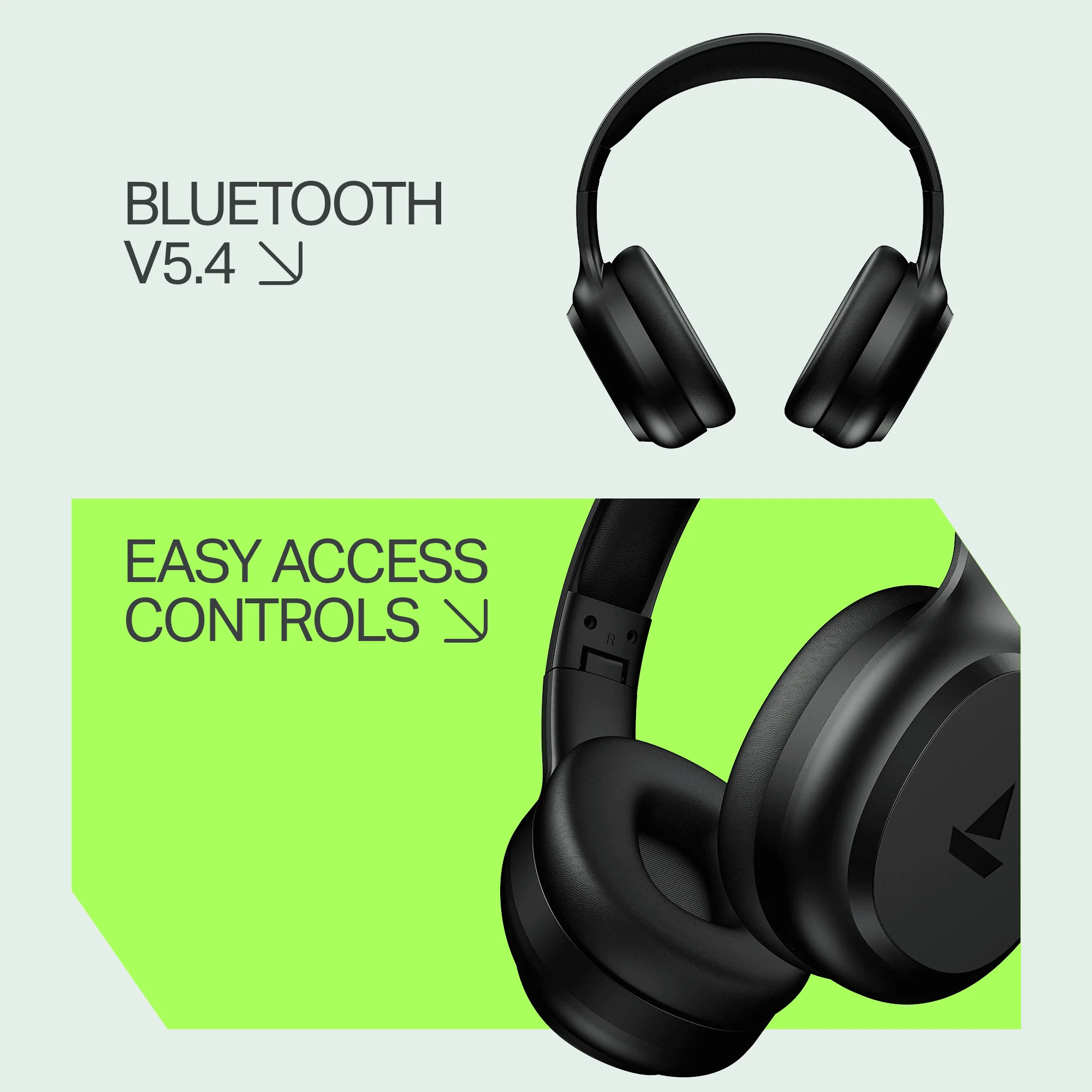 boAt Rockerz 421 | Wireless Headphones with 40mm Drivers, BEAST™ Mode, ENx™ Tech & 40H Playback - Image 4