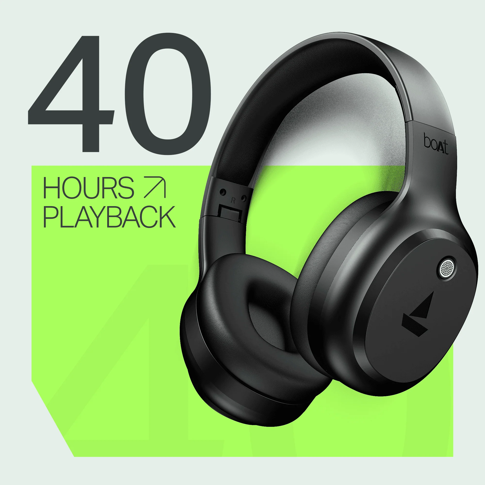 boAt Rockerz 421 | Wireless Headphones with 40mm Drivers, BEAST™ Mode, ENx™ Tech & 40H Playback - Image 6