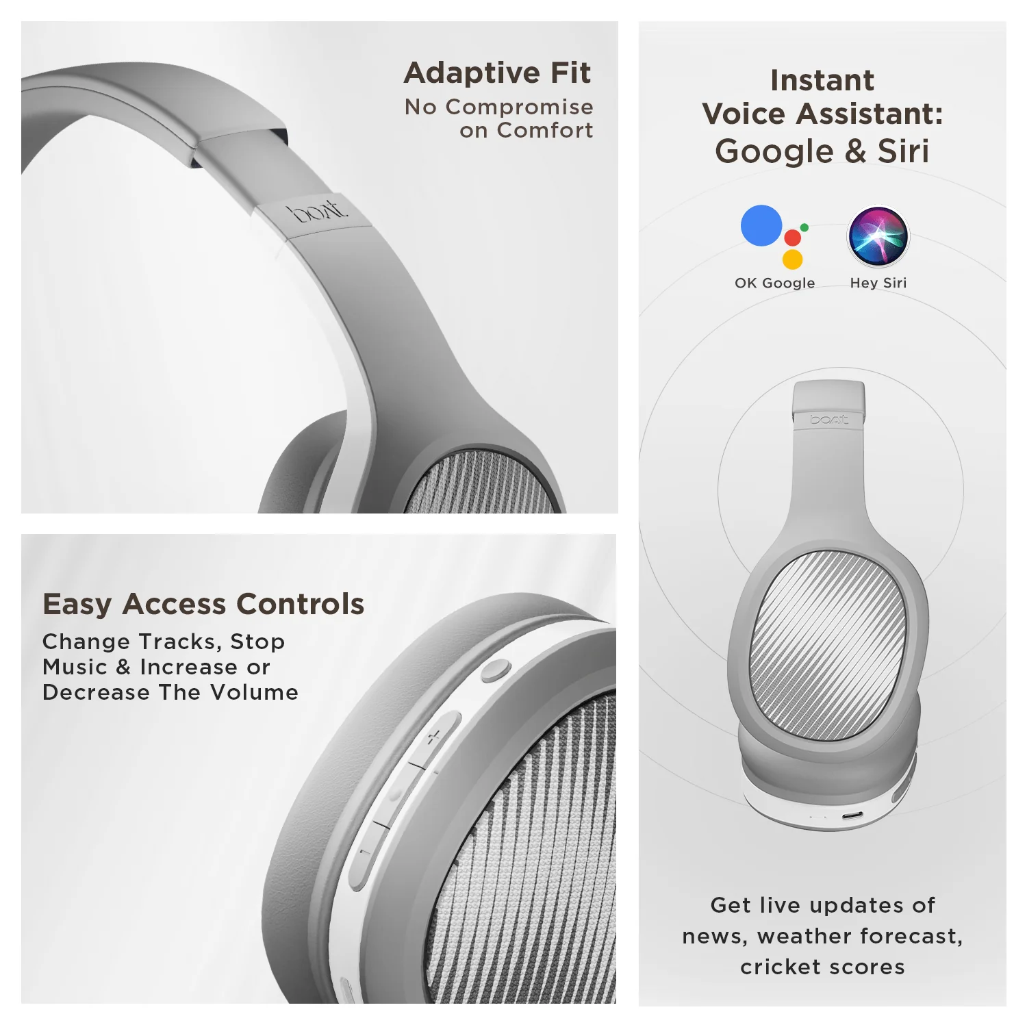 boAt Rockerz 460 | Wireless Headphone with 40mm Drivers, 30 HRS of Playback, ENx™ Technology For Clear Calls, Dual Pairing - Image 17