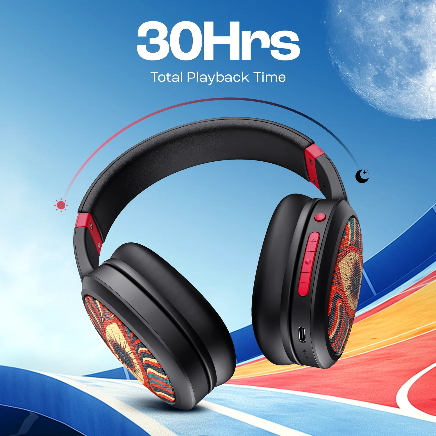 boAt Rockerz 460 | Wireless Headphone with 40mm Drivers, 30 HRS of Playback, ENx™ Technology For Clear Calls, Dual Pairing - Image 19