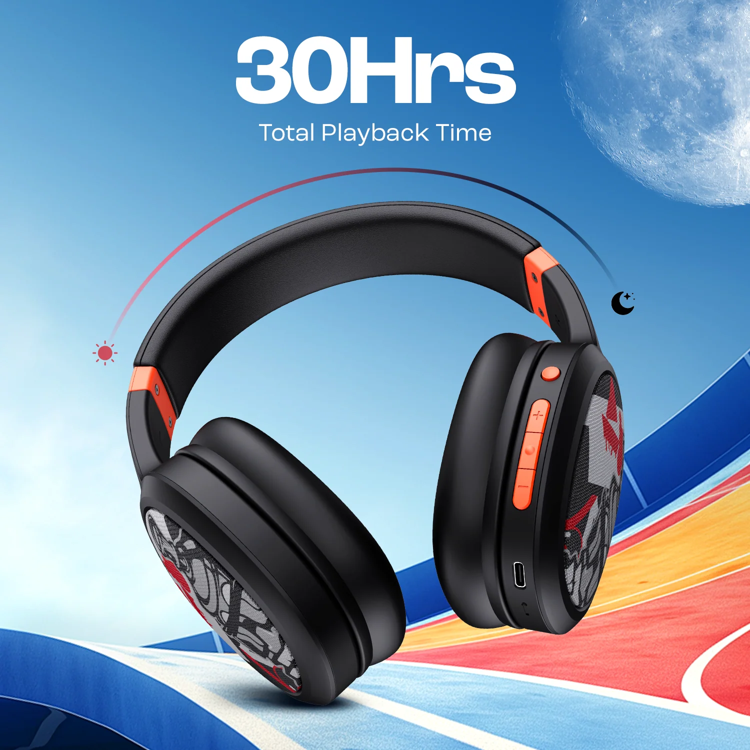 boAt Rockerz 460 | Wireless Headphone with 40mm Drivers, 30 HRS of Playback, ENx™ Technology For Clear Calls, Dual Pairing - Image 26