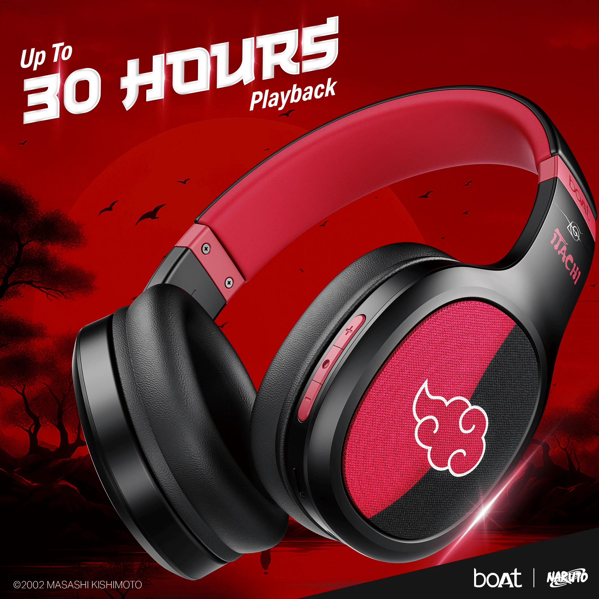boAt Rockerz 460 Naruto Edition | Naruto Series – Wireless Headphones with 30 Hours Playback & BEAST™ Mode - Image 18