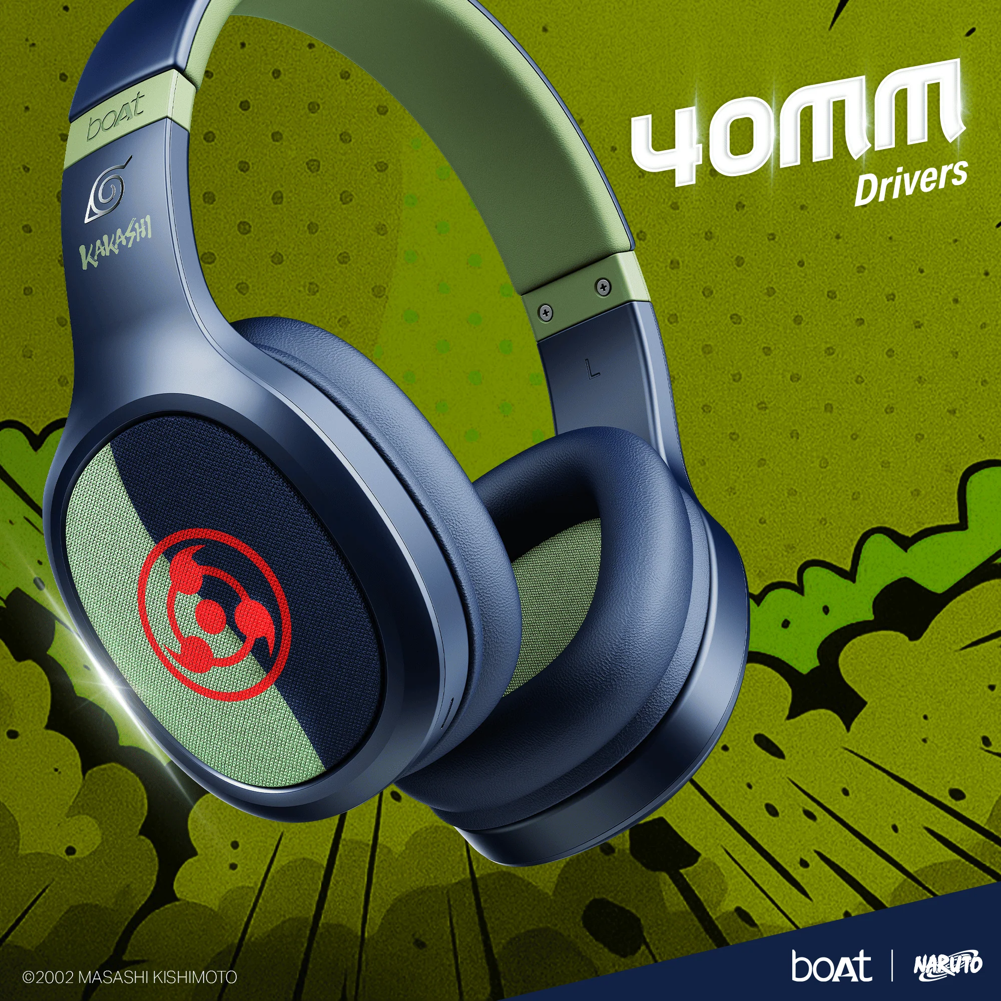 boAt Rockerz 460 Naruto Edition | Naruto Series – Wireless Headphones with 30 Hours Playback & BEAST™ Mode - Image 7