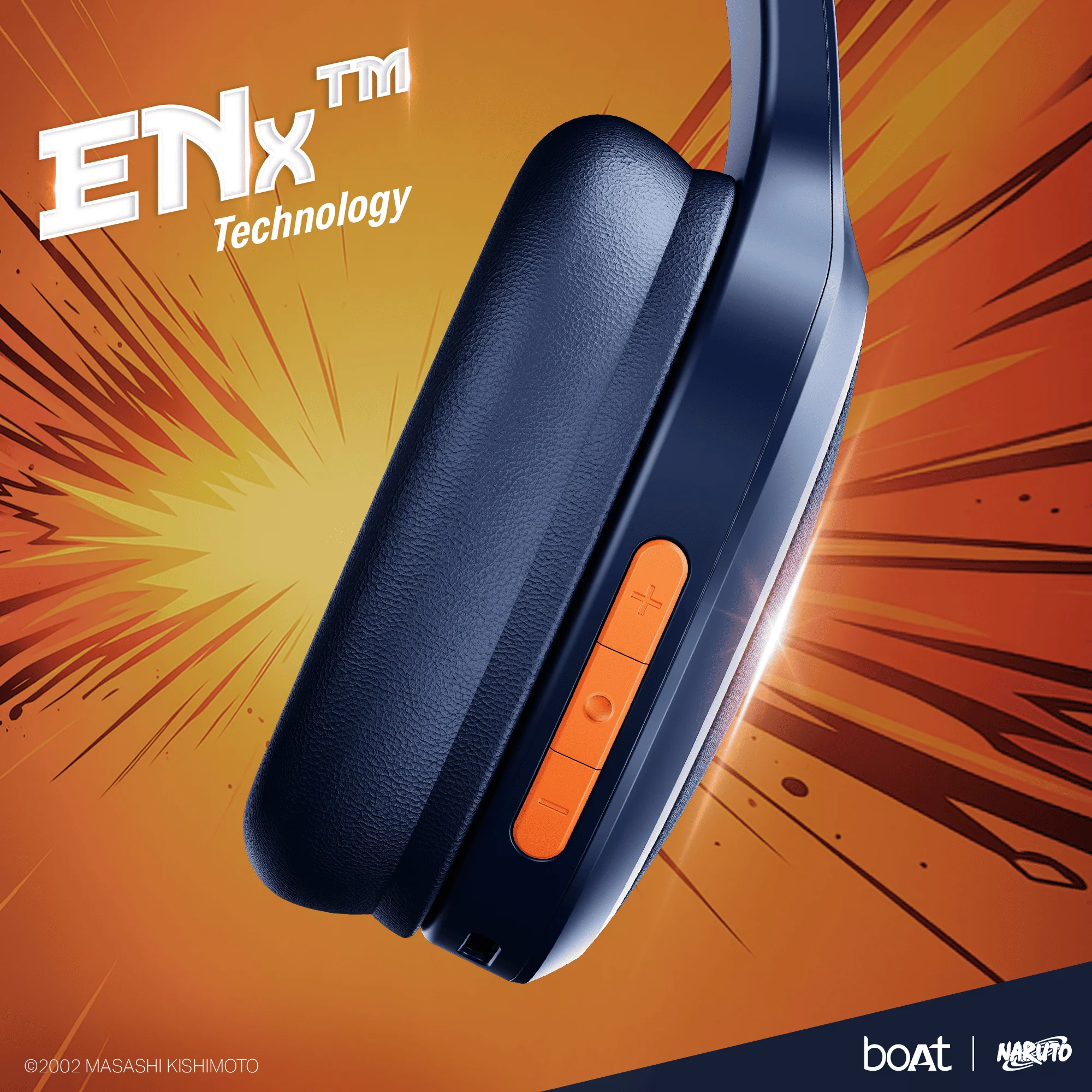 boAt Rockerz 460 Naruto Edition | Naruto Series – Wireless Headphones with 30 Hours Playback & BEAST™ Mode - Image 9