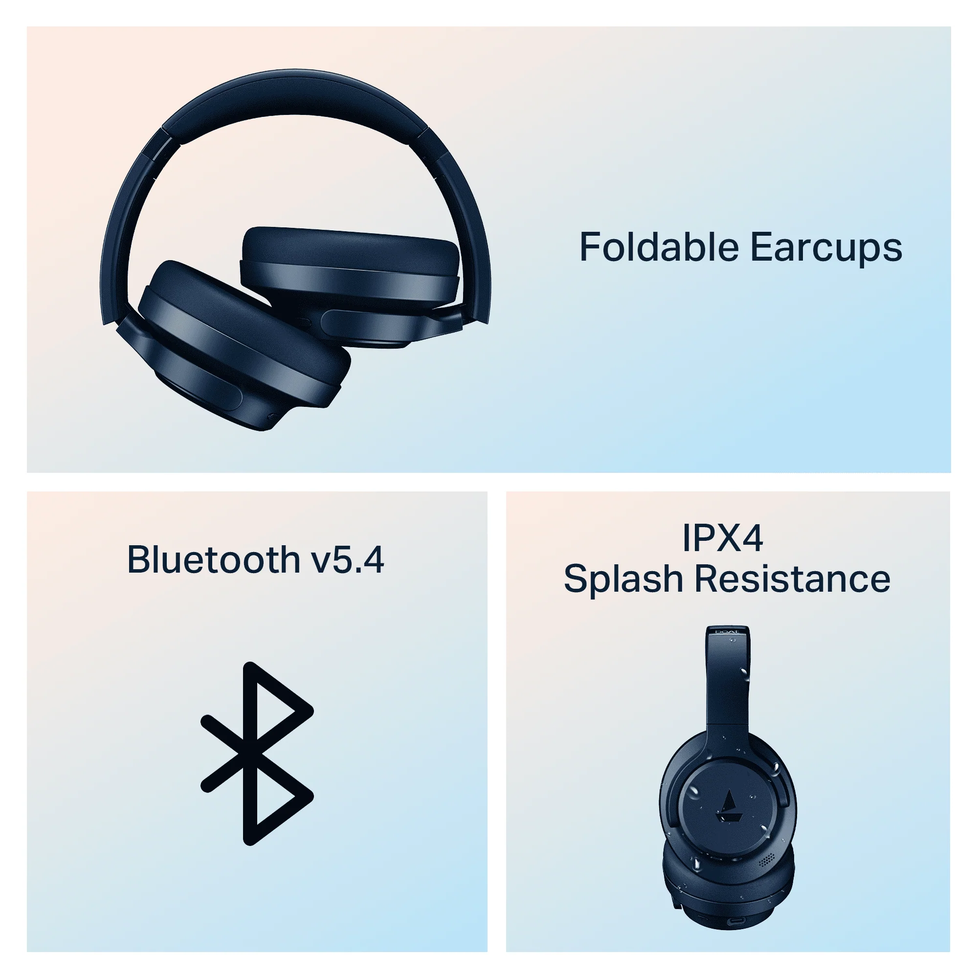 boAt Rockerz 512 ANC | Wireless Headphones with 40dB Hybrid ANC, 80H Playback & boAt Signature Sound - Image 17