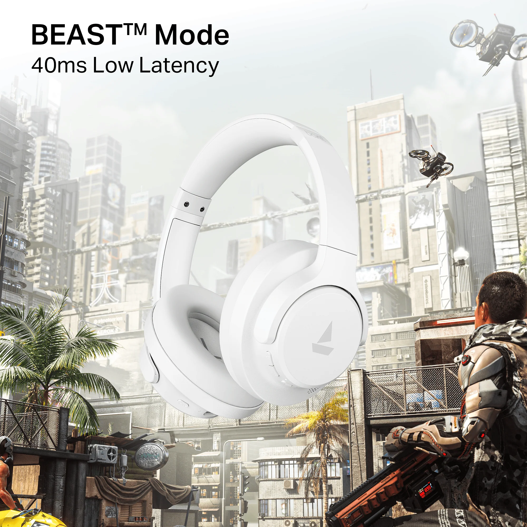 boAt Rockerz 512 ANC | Wireless Headphones with 40dB Hybrid ANC, 80H Playback & boAt Signature Sound - Image 27