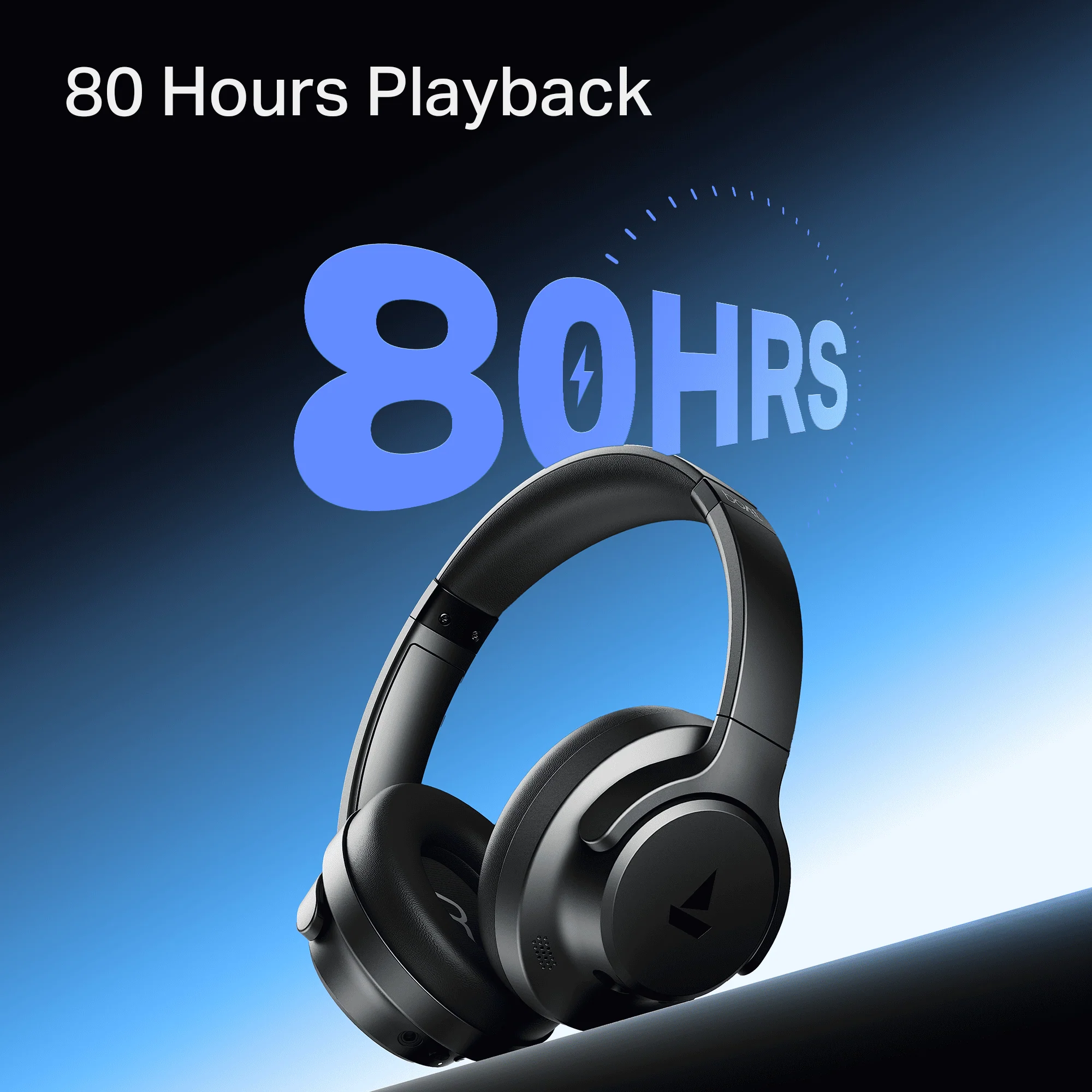 boAt Rockerz 512 ANC | Wireless Headphones with 40dB Hybrid ANC, 80H Playback & boAt Signature Sound - Image 5