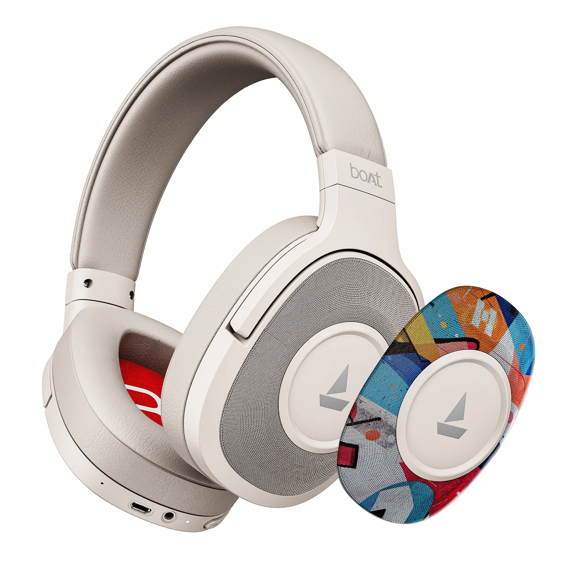 boAt Rockerz Plus 550 | Wireless Headphones with 100H Playback, 50mm Drivers & boAt Signature Sound - Image 3