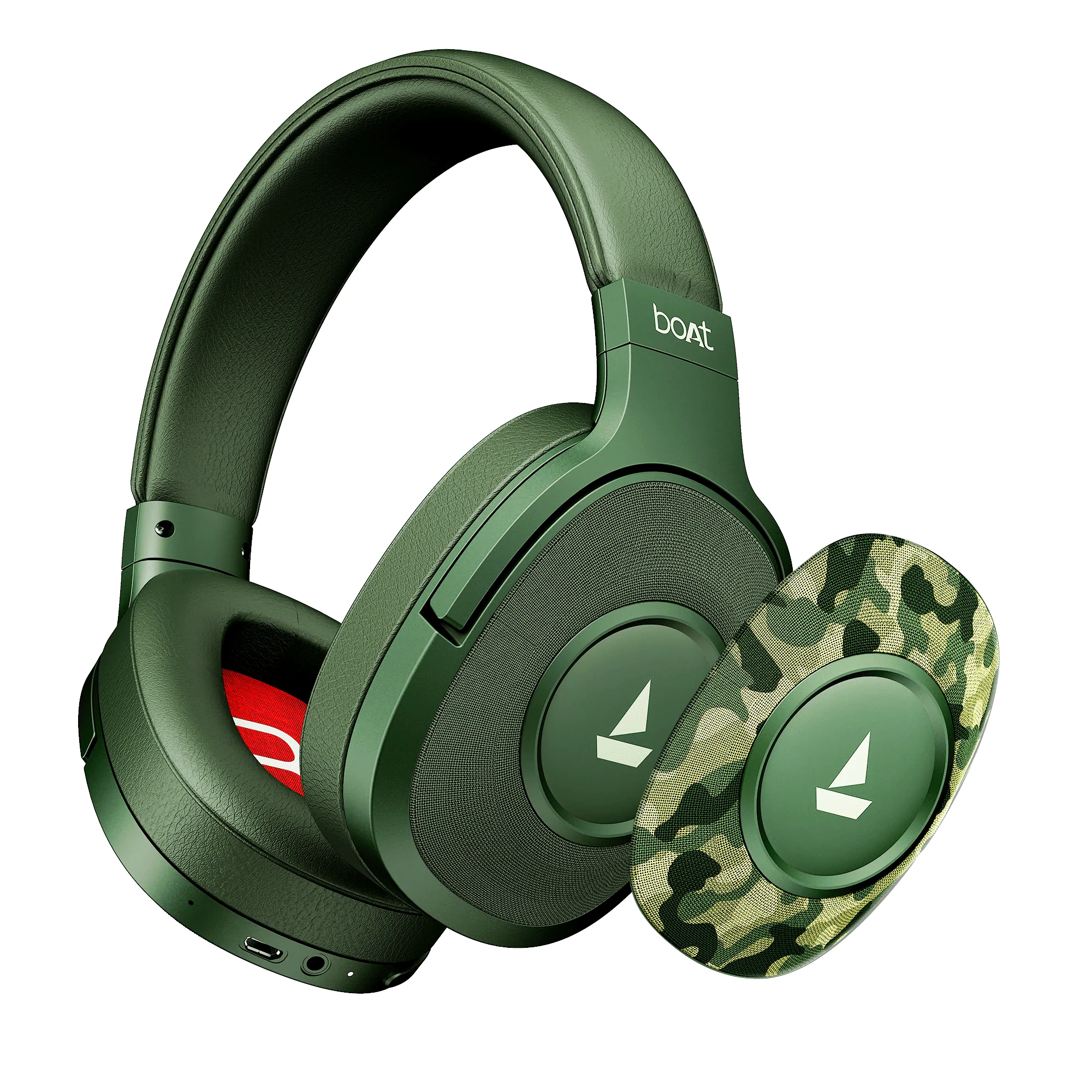 boAt Rockerz Plus 550 | Wireless Headphones with 100H Playback, 50mm Drivers & boAt Signature Sound - Image 4