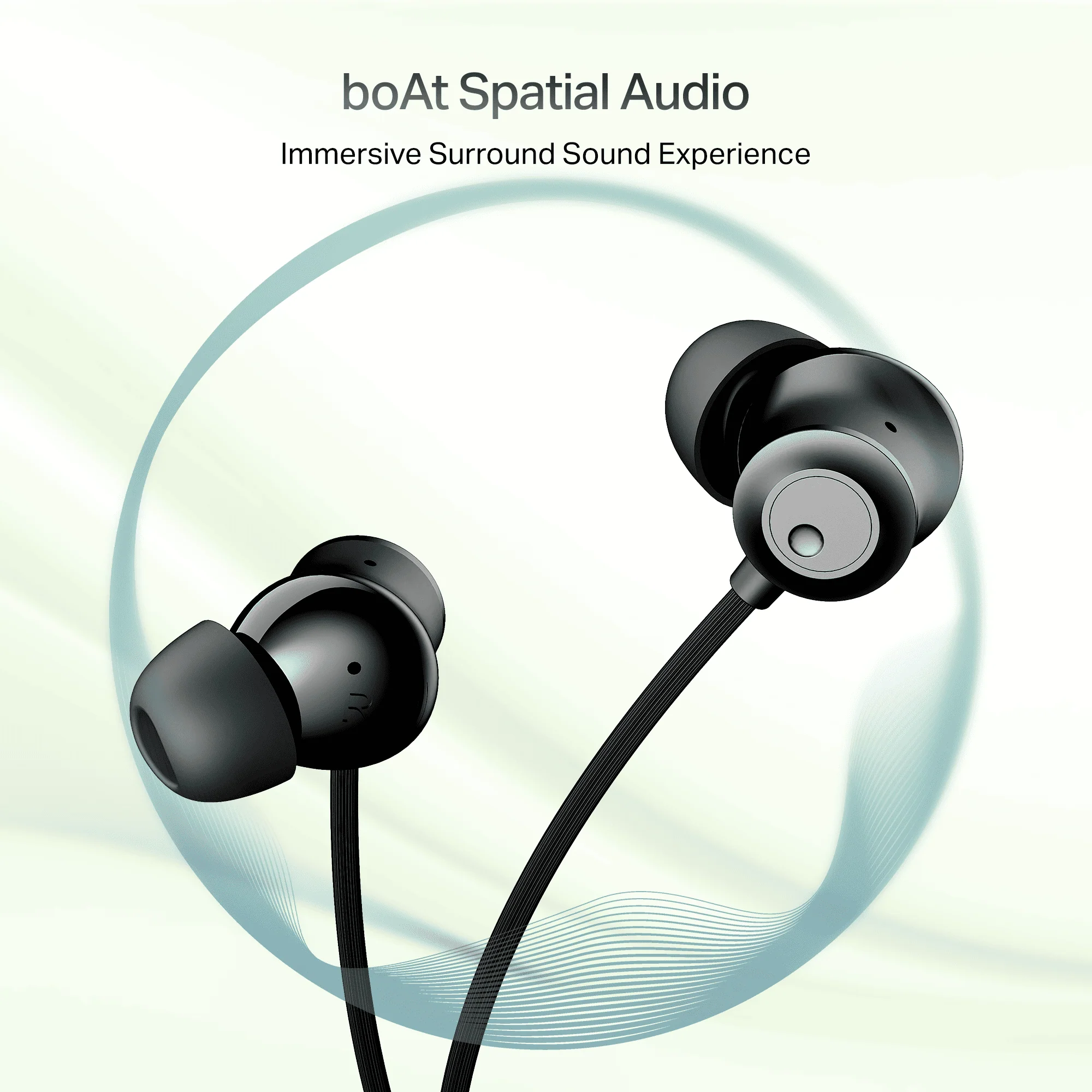 boAt Rockerz Prime 205 | Wireless Neckband with 50 Hours Playback, Spatial Audio, AI ENx™ Tech, Dual EQs & BEAST™ Mode - Image 3