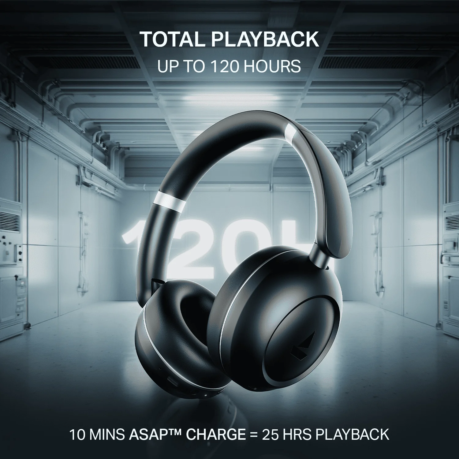 boAt Rockerz Prime 415 | Wireless Headphones with 120H Playback, 40mm Drivers, 360 Spatial Audio & 40ms Low Latency - Image 7