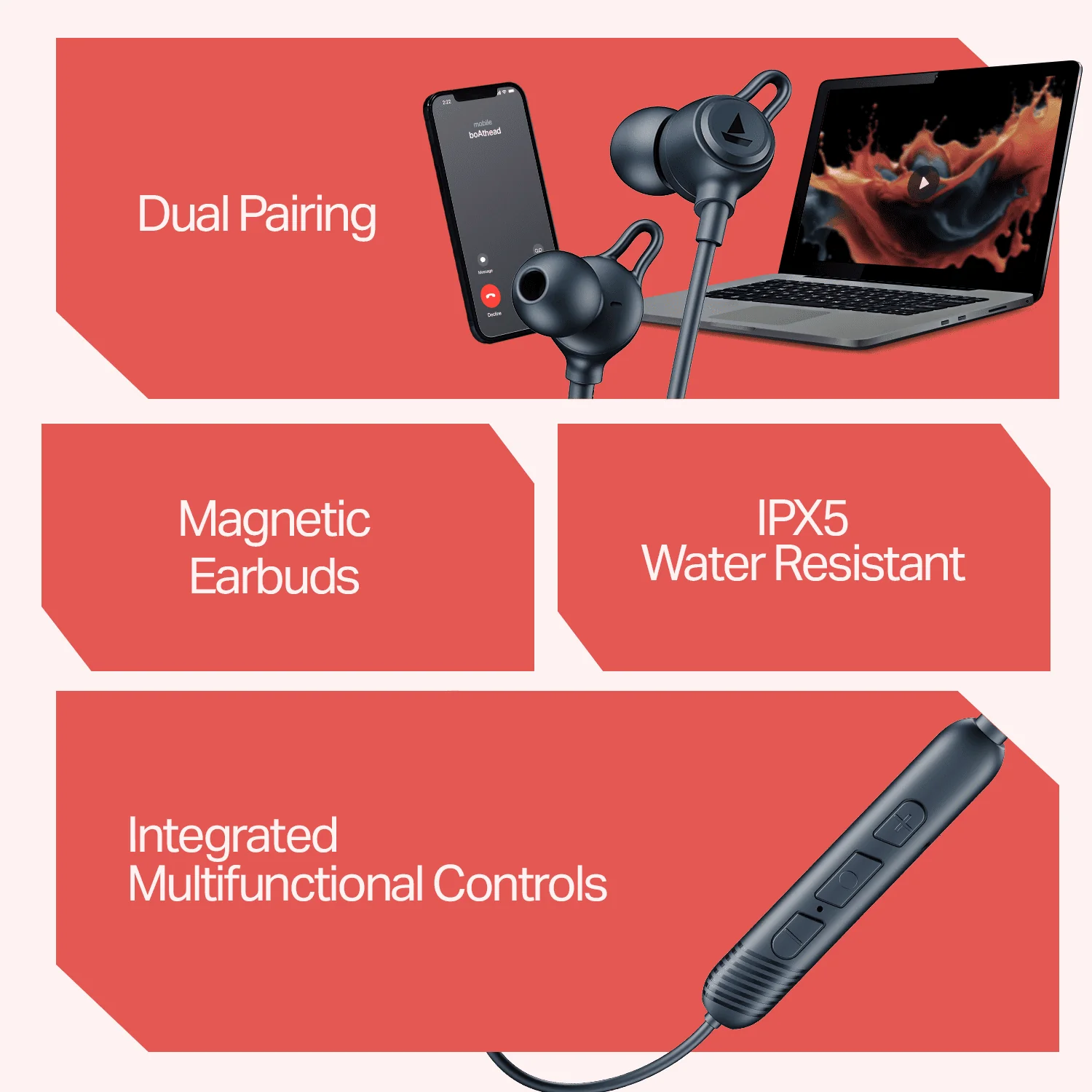 boAt Rockerz Strive | Wireless Neckband with 30H Playback, 10mm drivers & BEAST™ Mode with 60ms Latency - Image 14