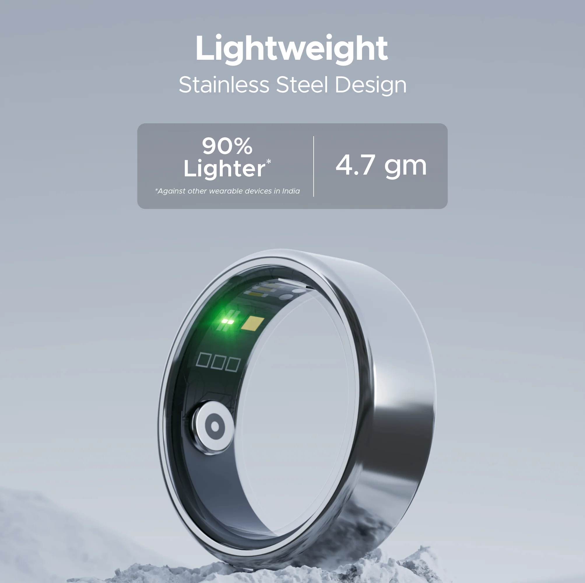boAt Smart Ring Active | Smart Ring with Stainless Steel Design, 90% Lighter, Health Monitoring, Magnetic Charging Case - Image 27