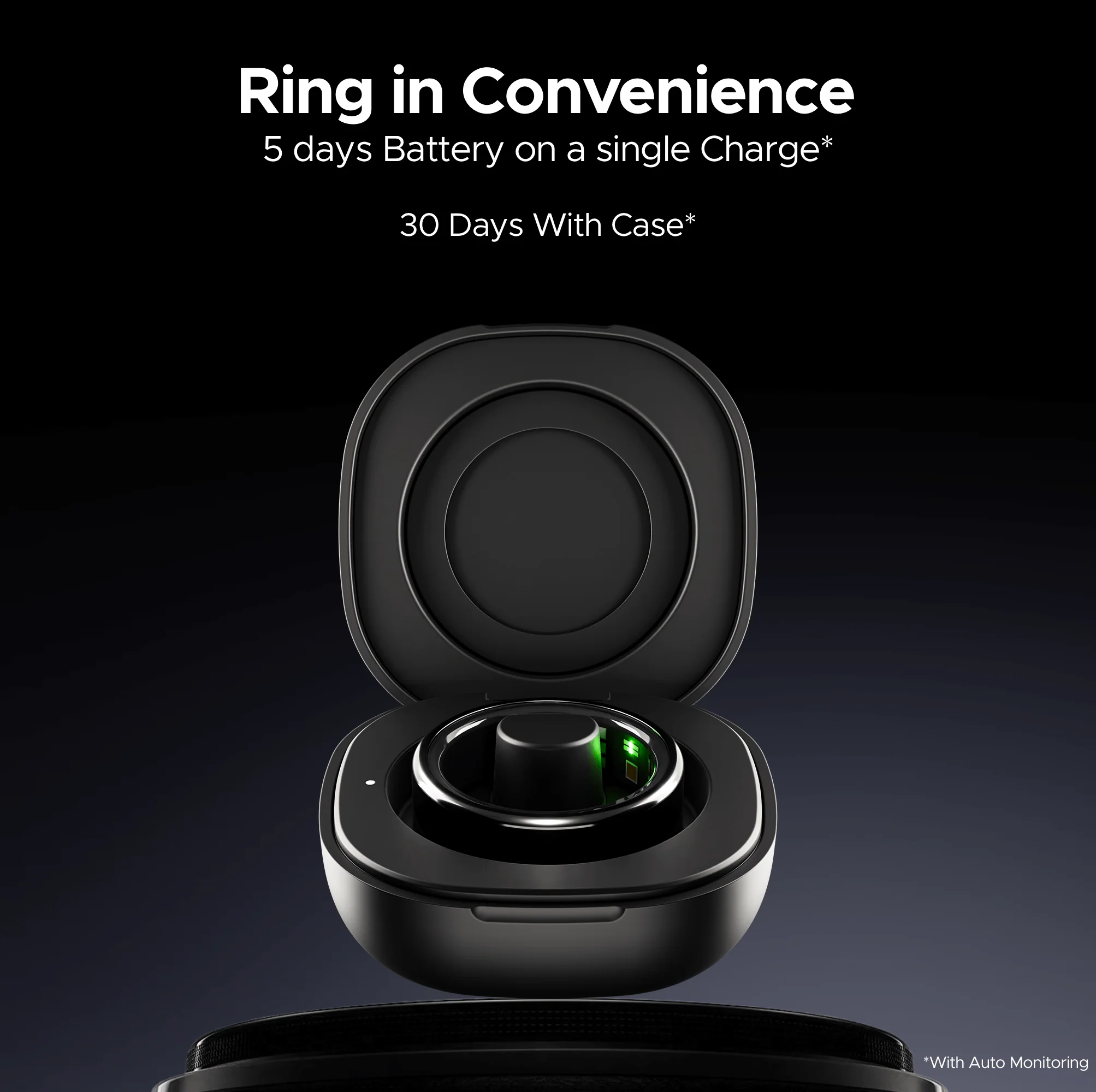 boAt Smart Ring Active | Smart Ring with Stainless Steel Design, 90% Lighter, Health Monitoring, Magnetic Charging Case - Image 7