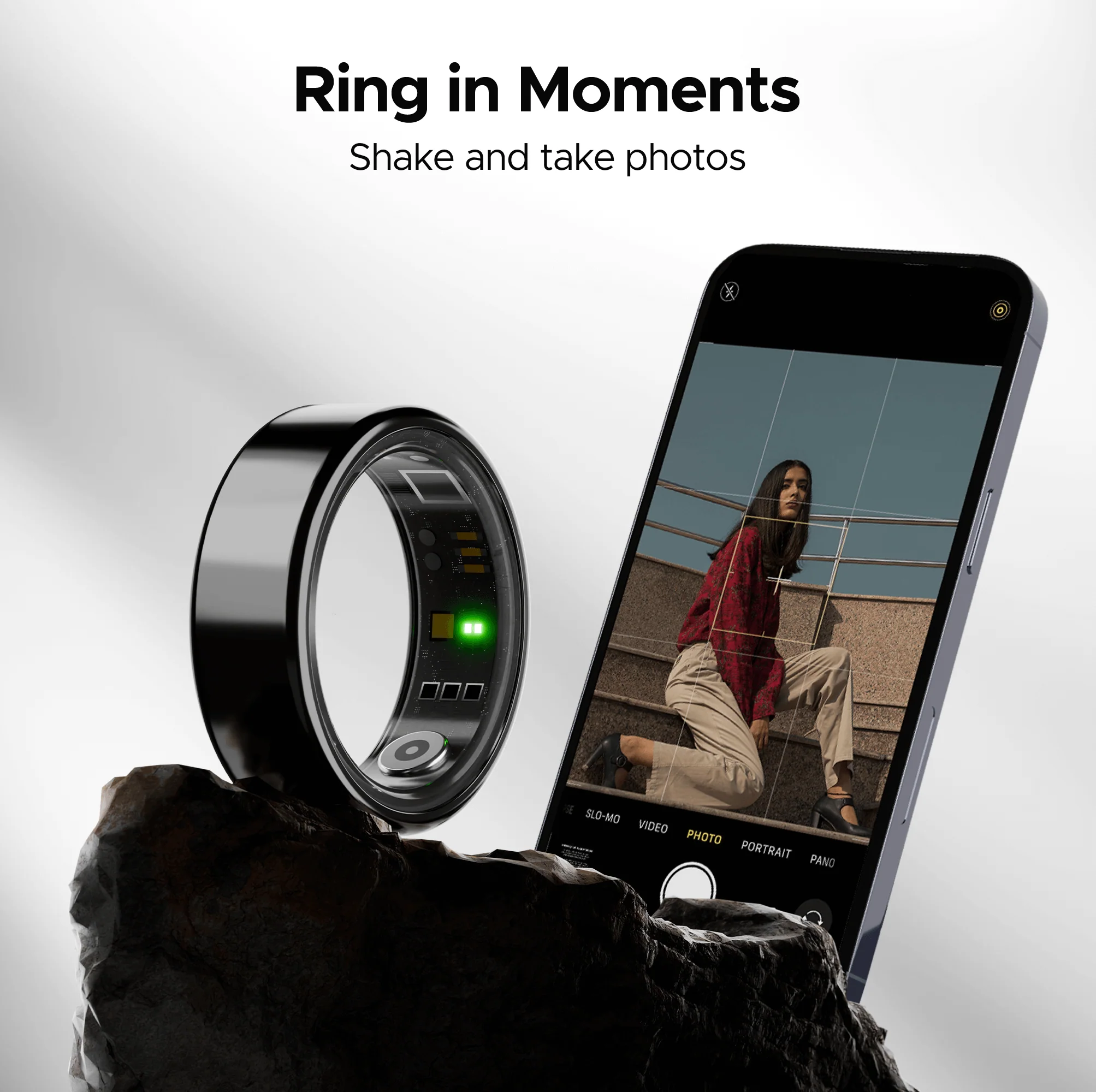 boAt Smart Ring Active | Smart Ring with Stainless Steel Design, 90% Lighter, Health Monitoring, Magnetic Charging Case - Image 9