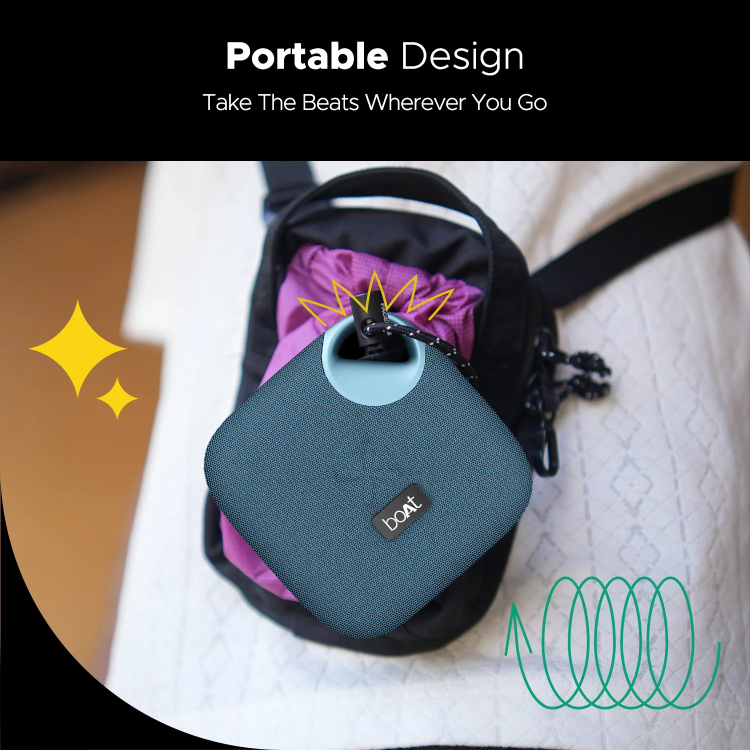 boAt Stone 193 Pro | Portable Bluetooth Speaker with 5W boAt Signature Sound, 12 Hours Playback, TWS Functionality - Image 15