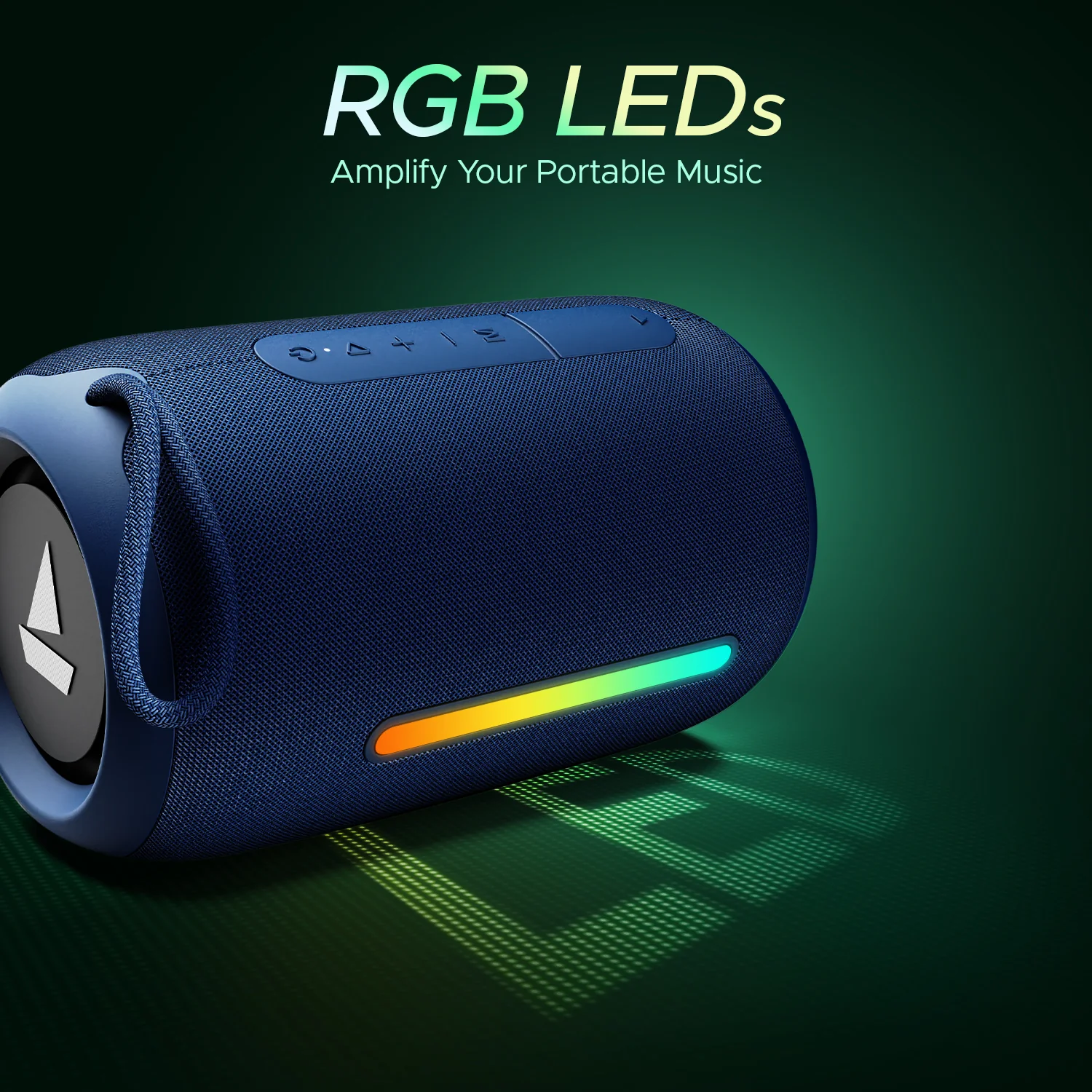 boAt Stone 350 Pro | Portable Bluetooth Speaker with 14W boAt Signature Sound, 12 Hours Playback, RGB LED - Image 9