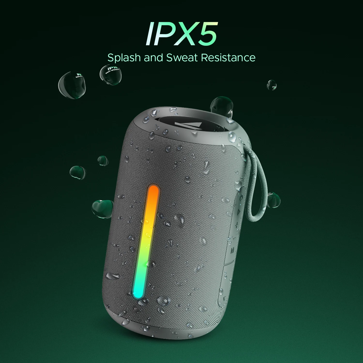 boAt Stone 350 Pro | Portable Bluetooth Speaker with 14W boAt Signature Sound, 12 Hours Playback, RGB LED - Image 7