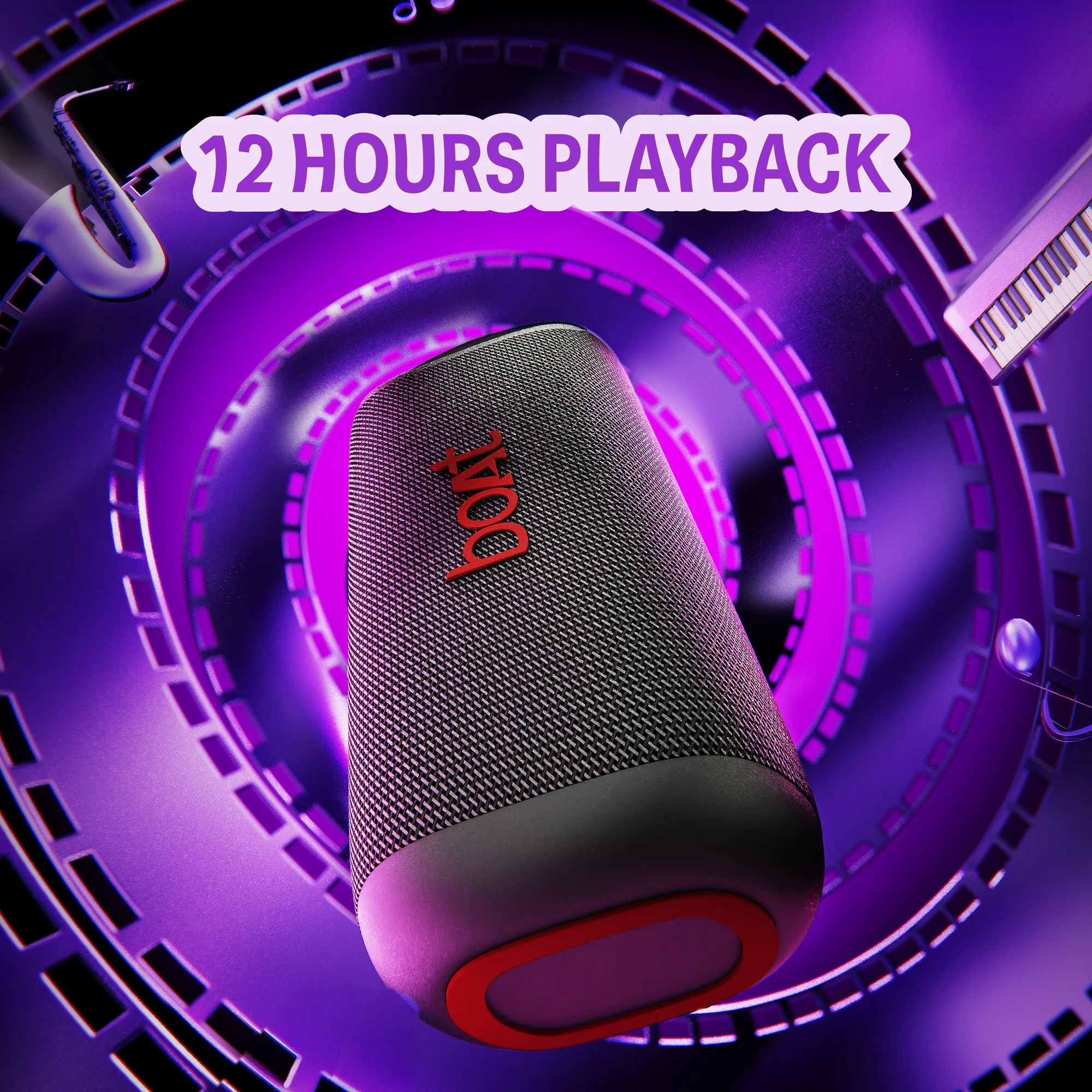 boAt Stone Arc Pro Plus | Portable Bluetooth Speaker with 45W Sound, 12H Playback & RGB LEDs - Image 16