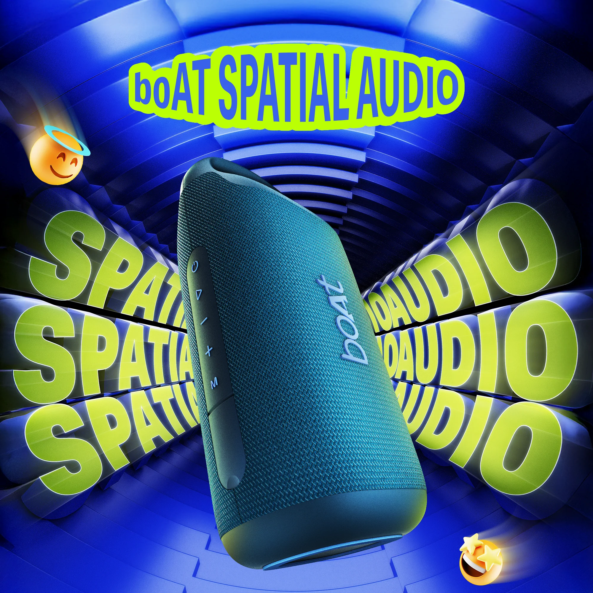 boAt Stone Arc Pro Plus | Portable Bluetooth Speaker with 45W Sound, 12H Playback & RGB LEDs - Image 4